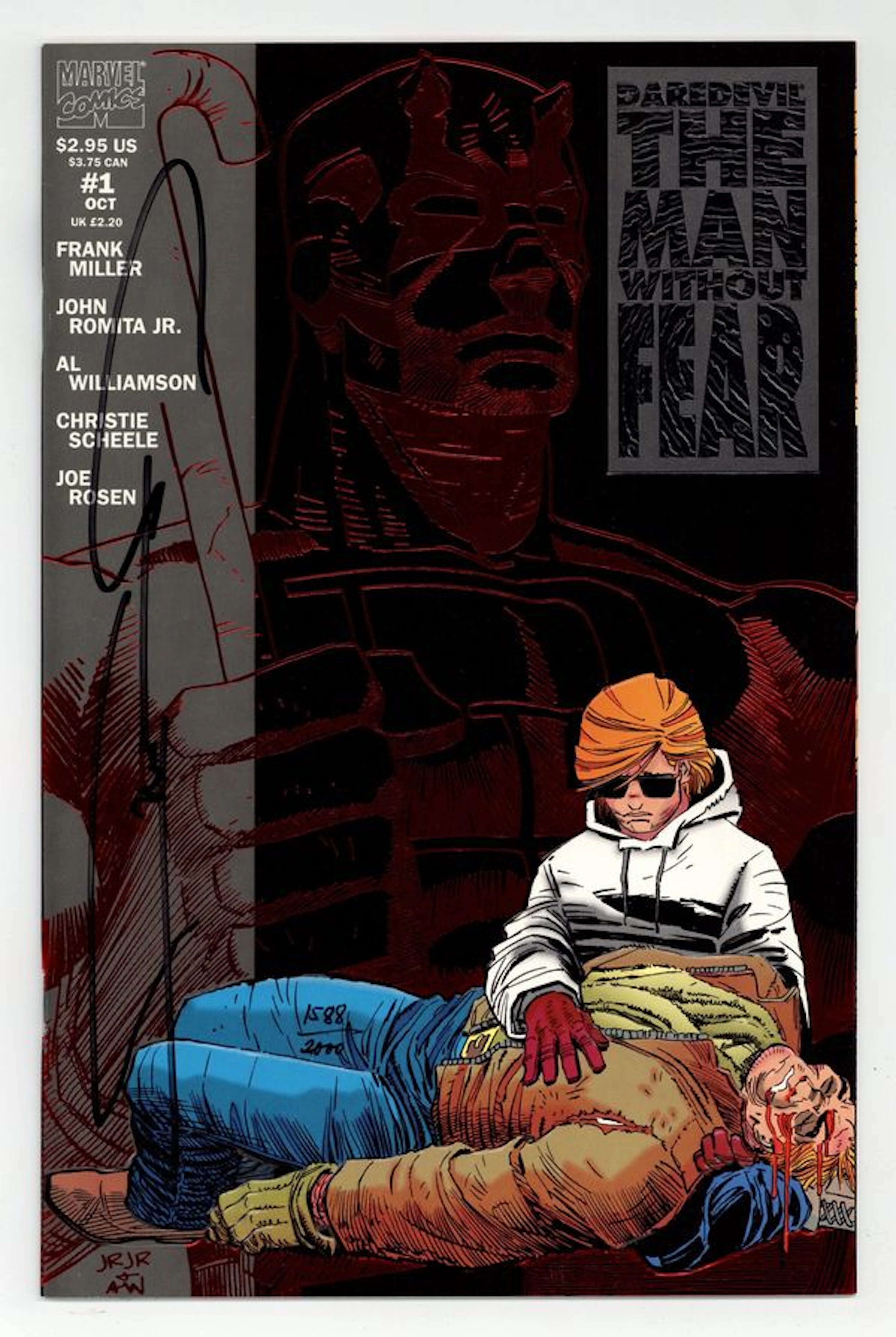 Daredevil the Man without Fear (1993) 1DF.SIGNED VF+ 8.5