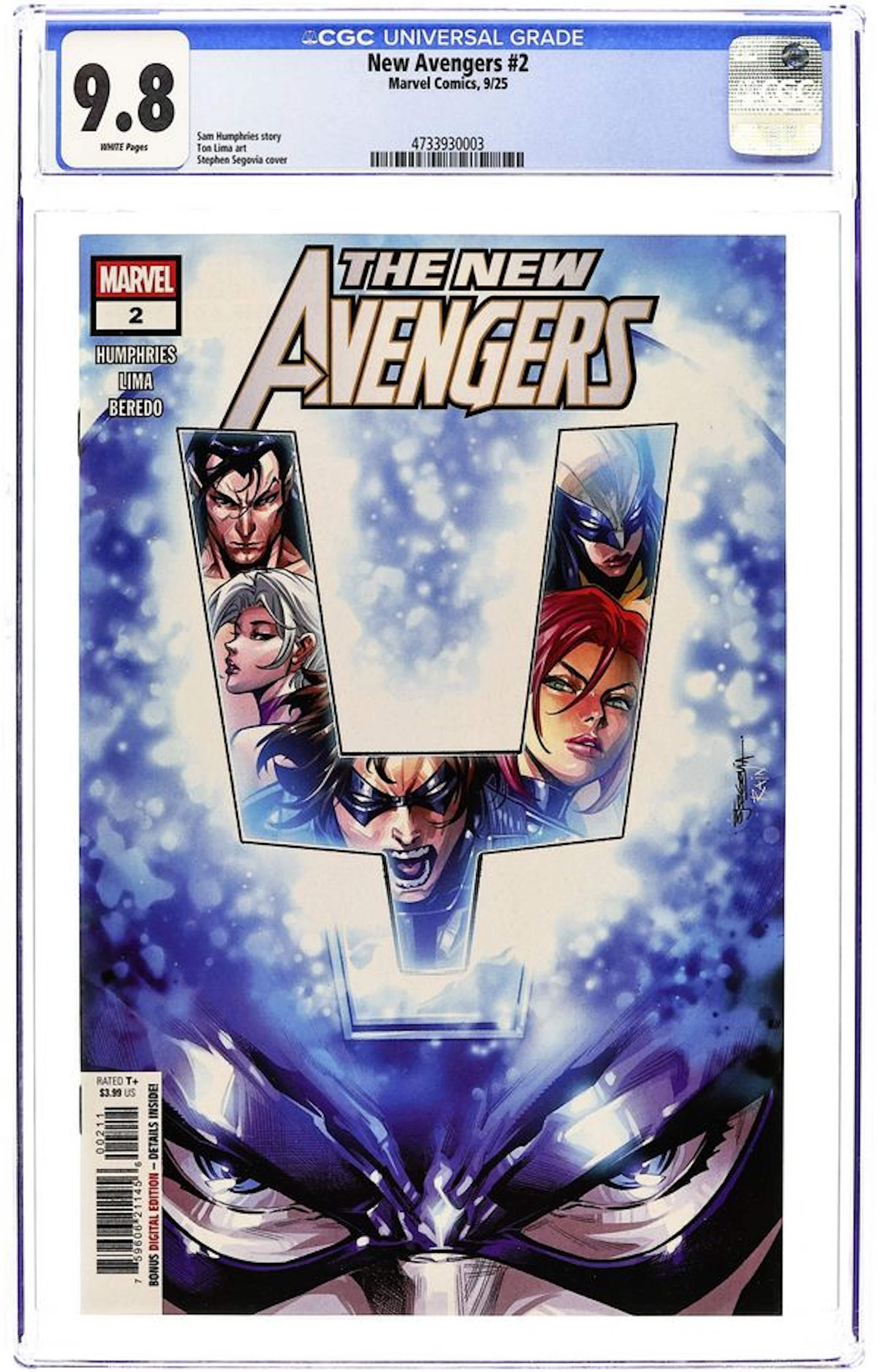 New Avengers (2025 Marvel) 2A CGC 9.8