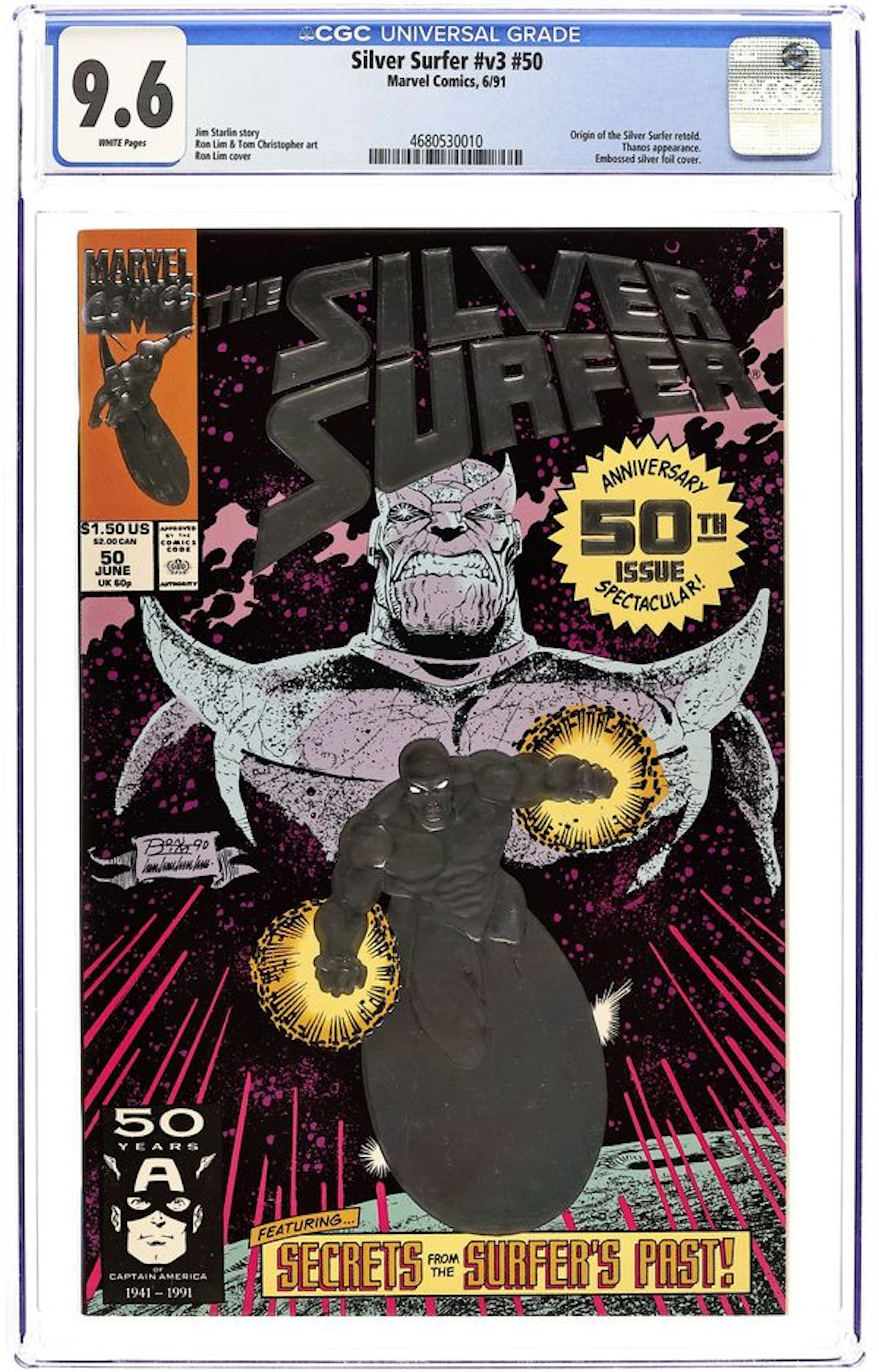 Silver Surfer (1987 2nd Series) 50A CGC 9.6