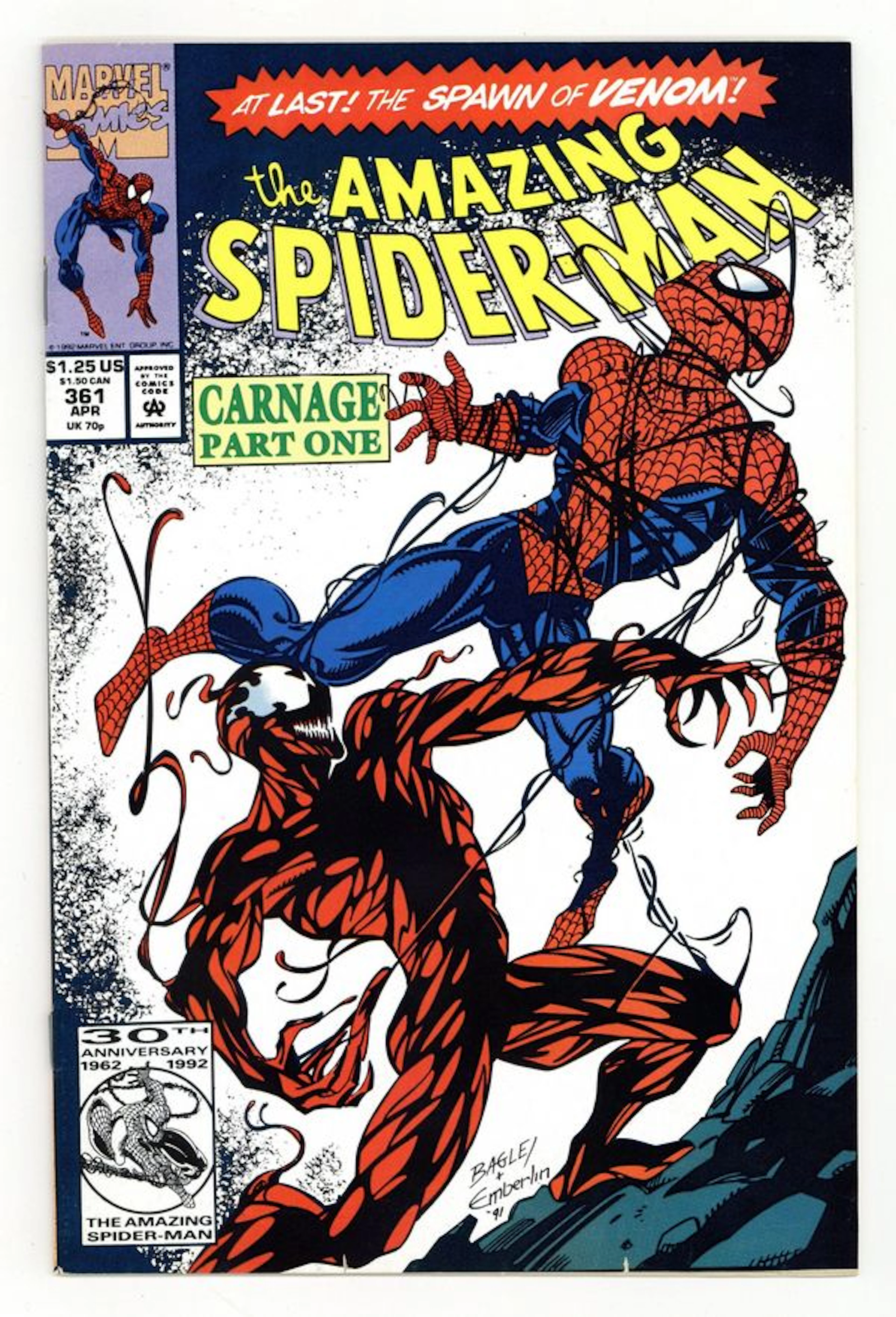 Amazing Spider-Man (1963 1st Series) 361A VF+ 8.5