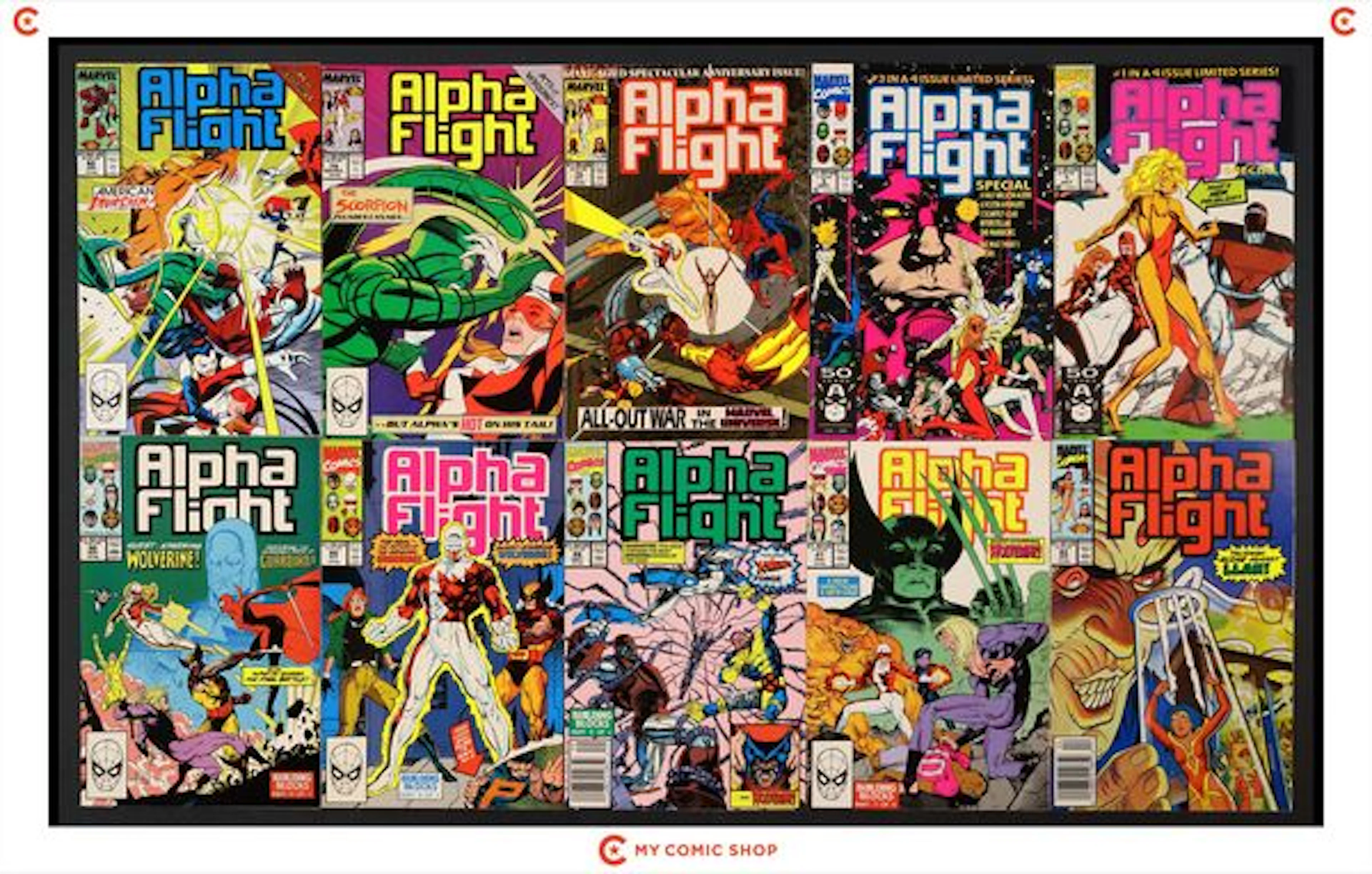 Alpha Flight Lot of 19