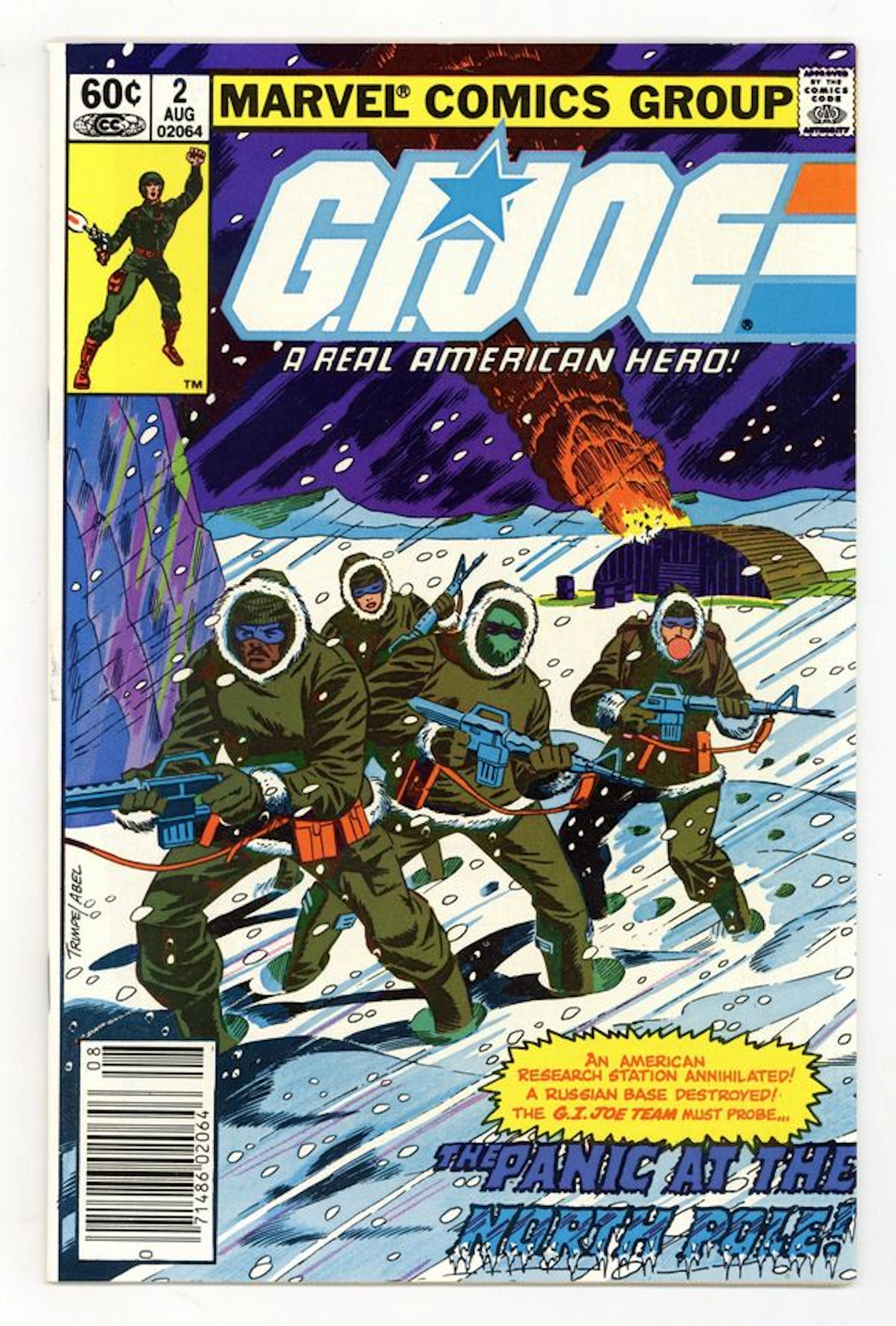 GI Joe A Real American Hero (1982 Marvel) 2N VF- 7.5