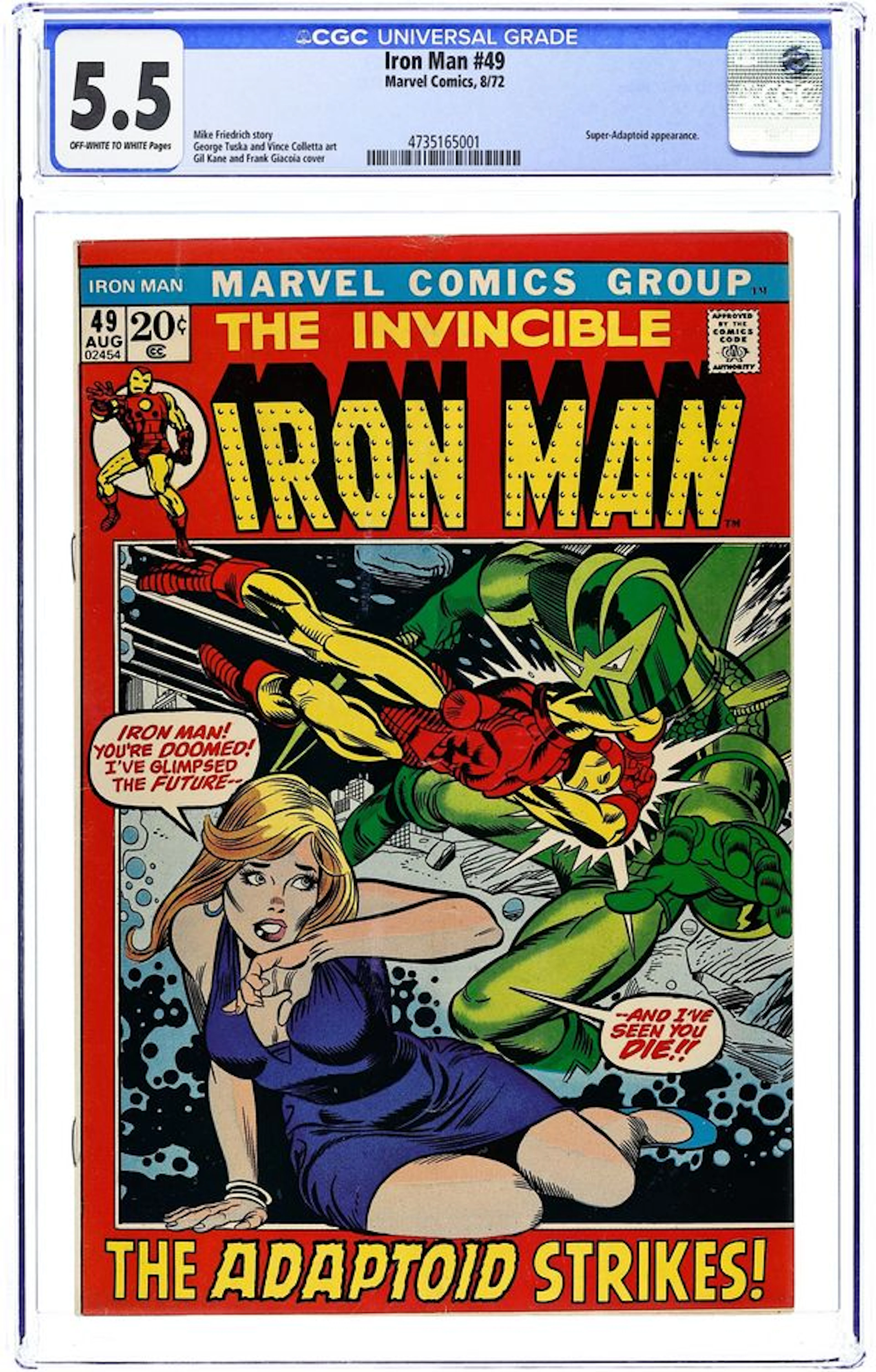 Iron Man (1968 1st Series) 49 CGC 5.5