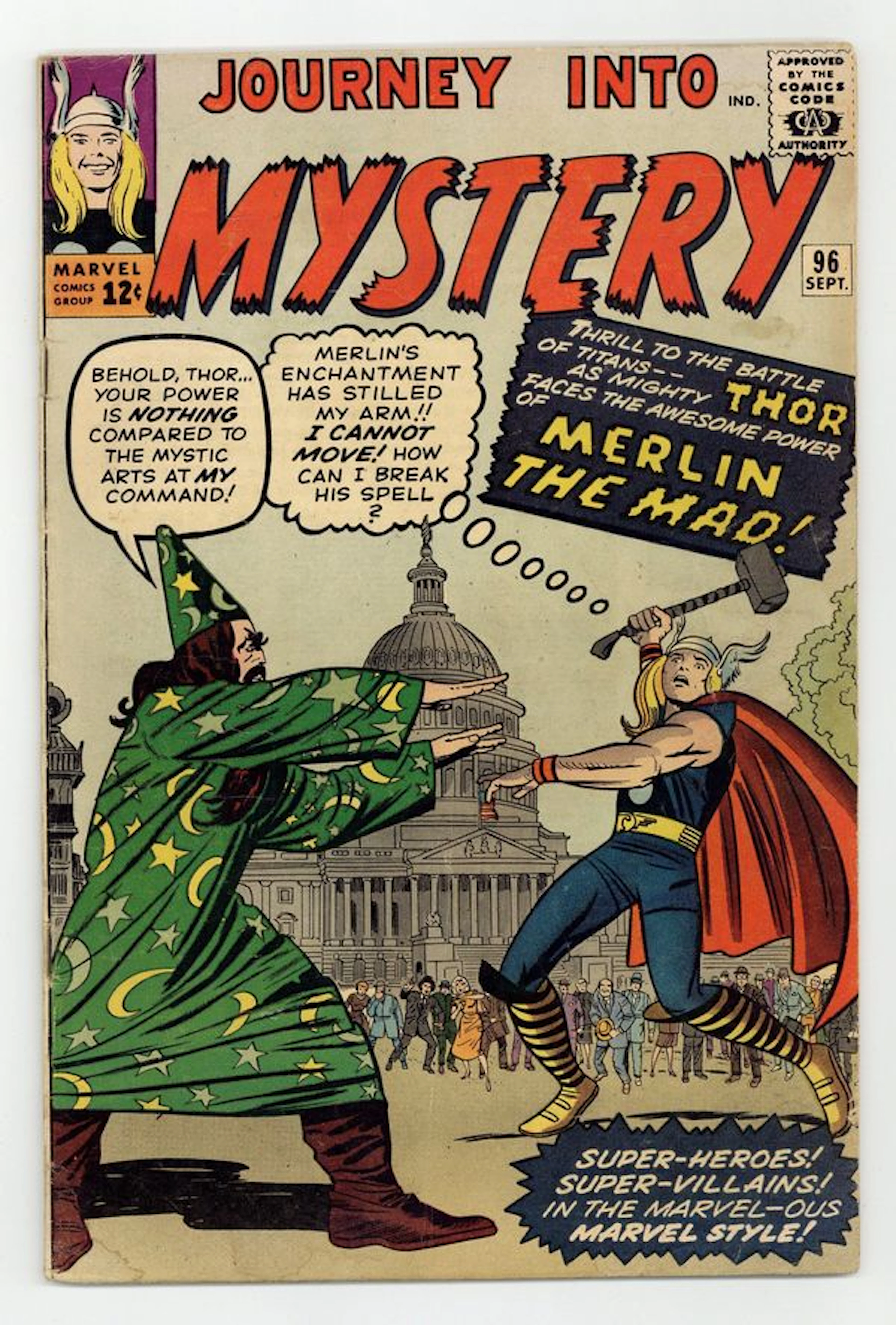 Thor (1962 Marvel 1st Series Journey Into Mystery) 96 PR 0.5