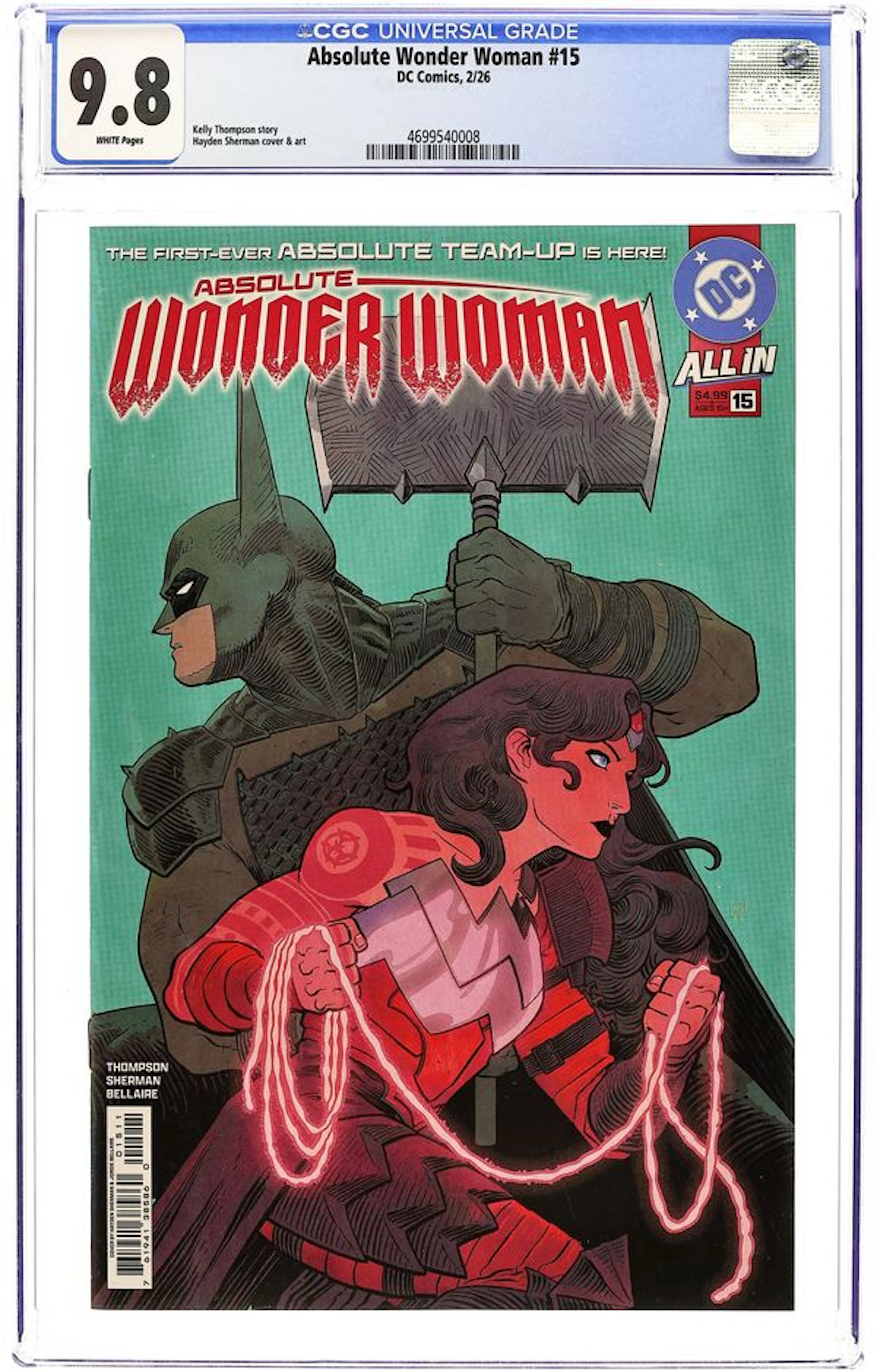 Absolute Wonder Woman (2024 DC) 15A CGC 9.8