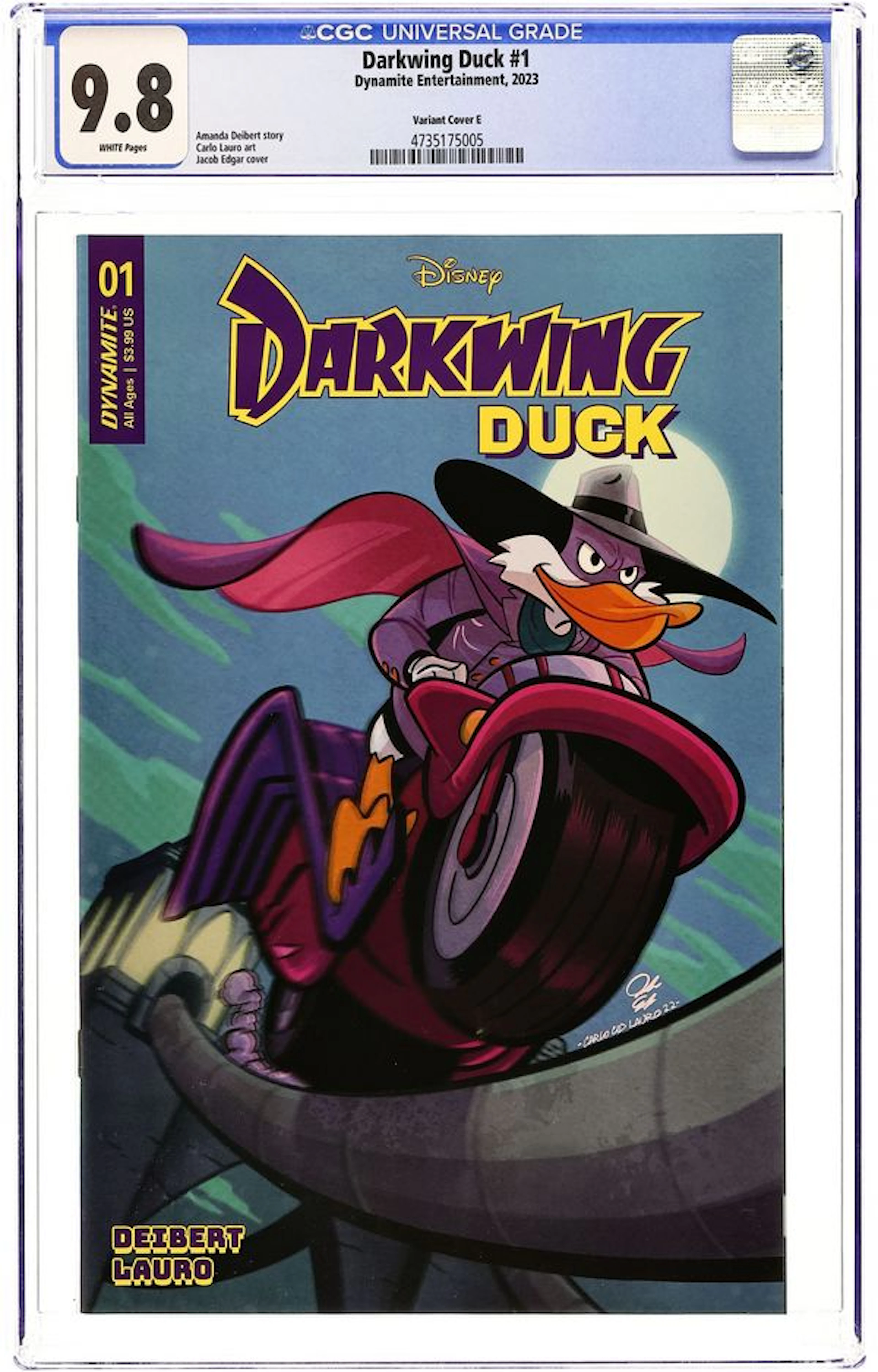Darkwing Duck (2023 Dynamite) 1E CGC 9.8