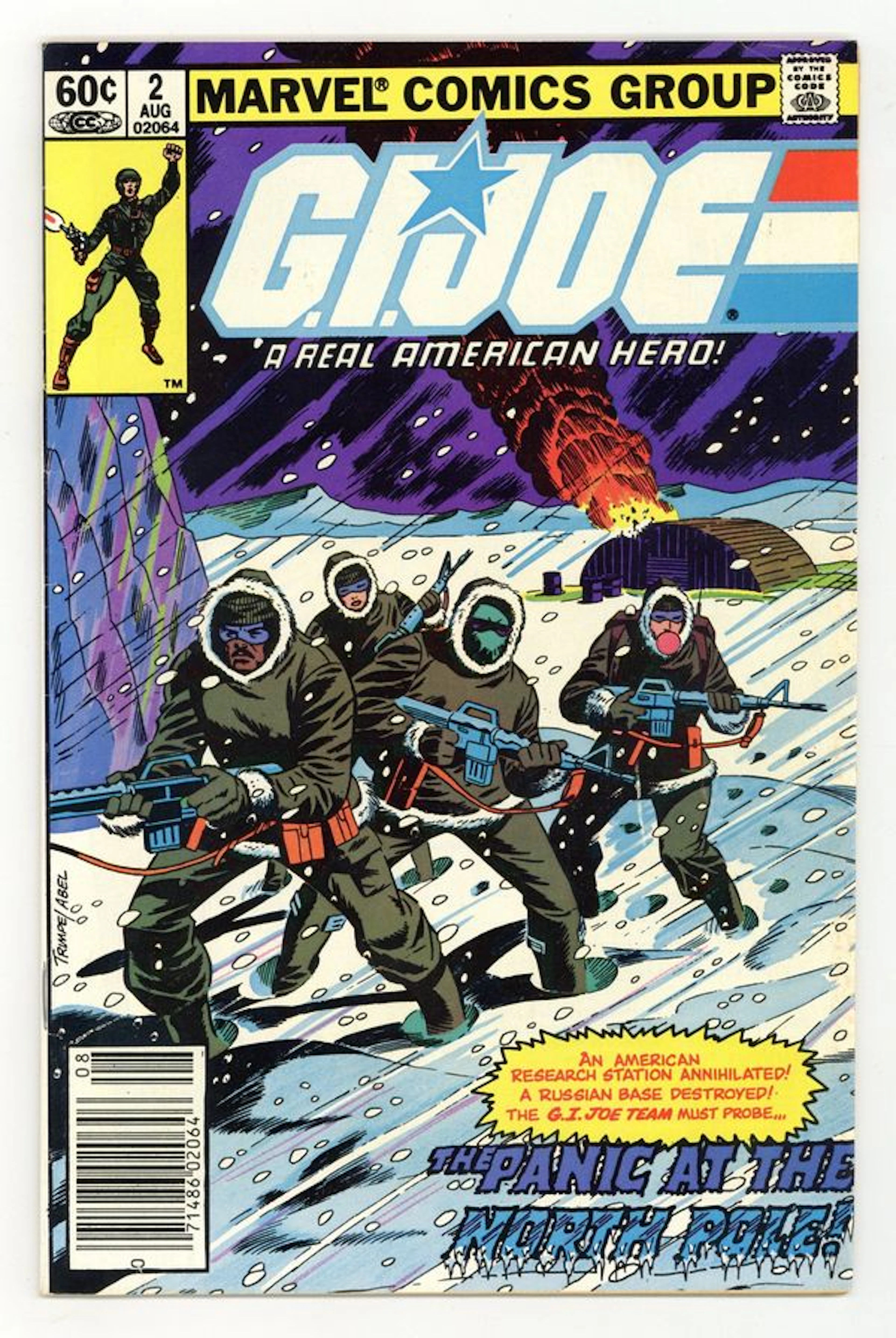 GI Joe A Real American Hero (1982 Marvel) 2N VG+ 4.5