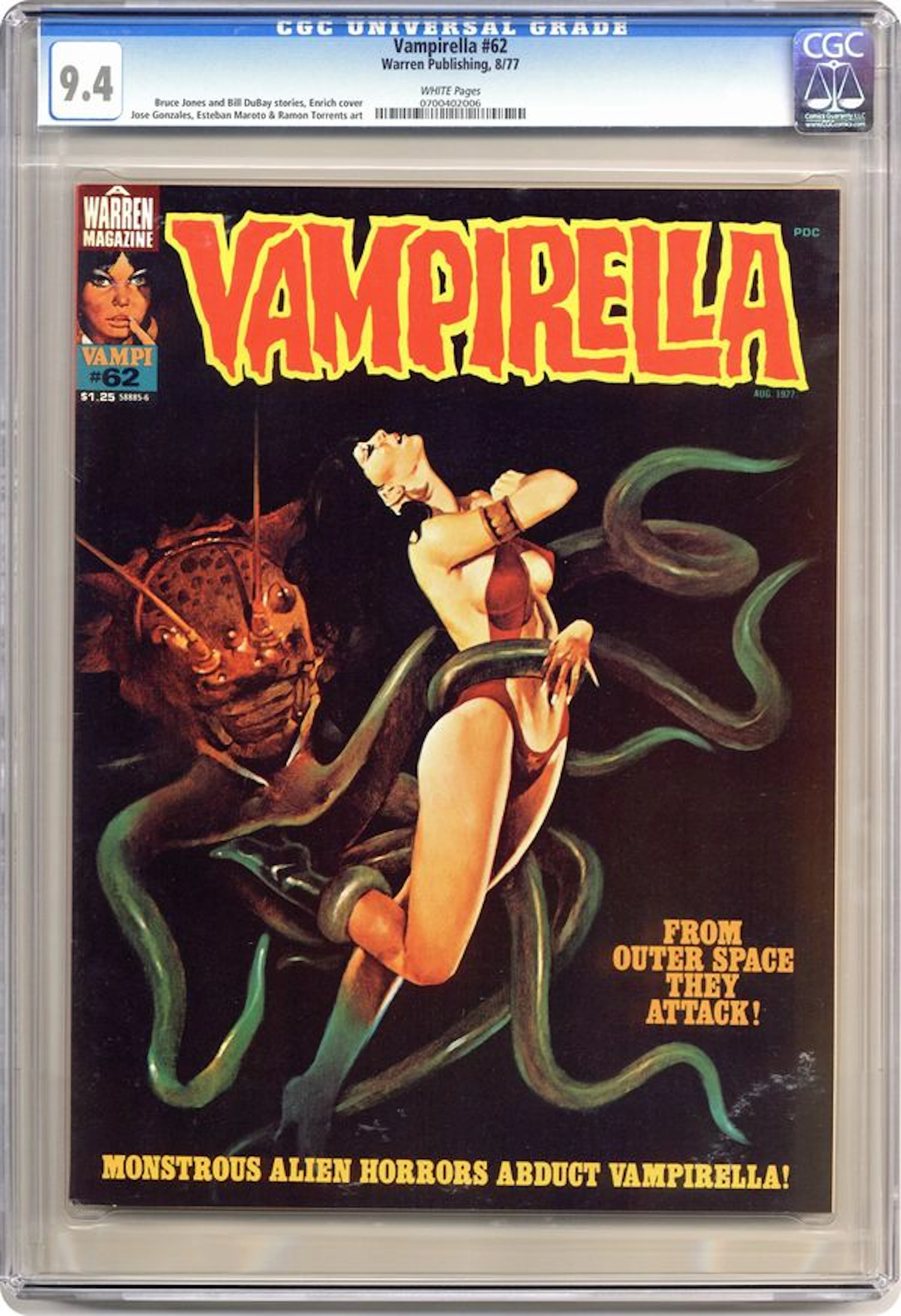 Vampirella (1969 Warren) 62 CGC 9.4