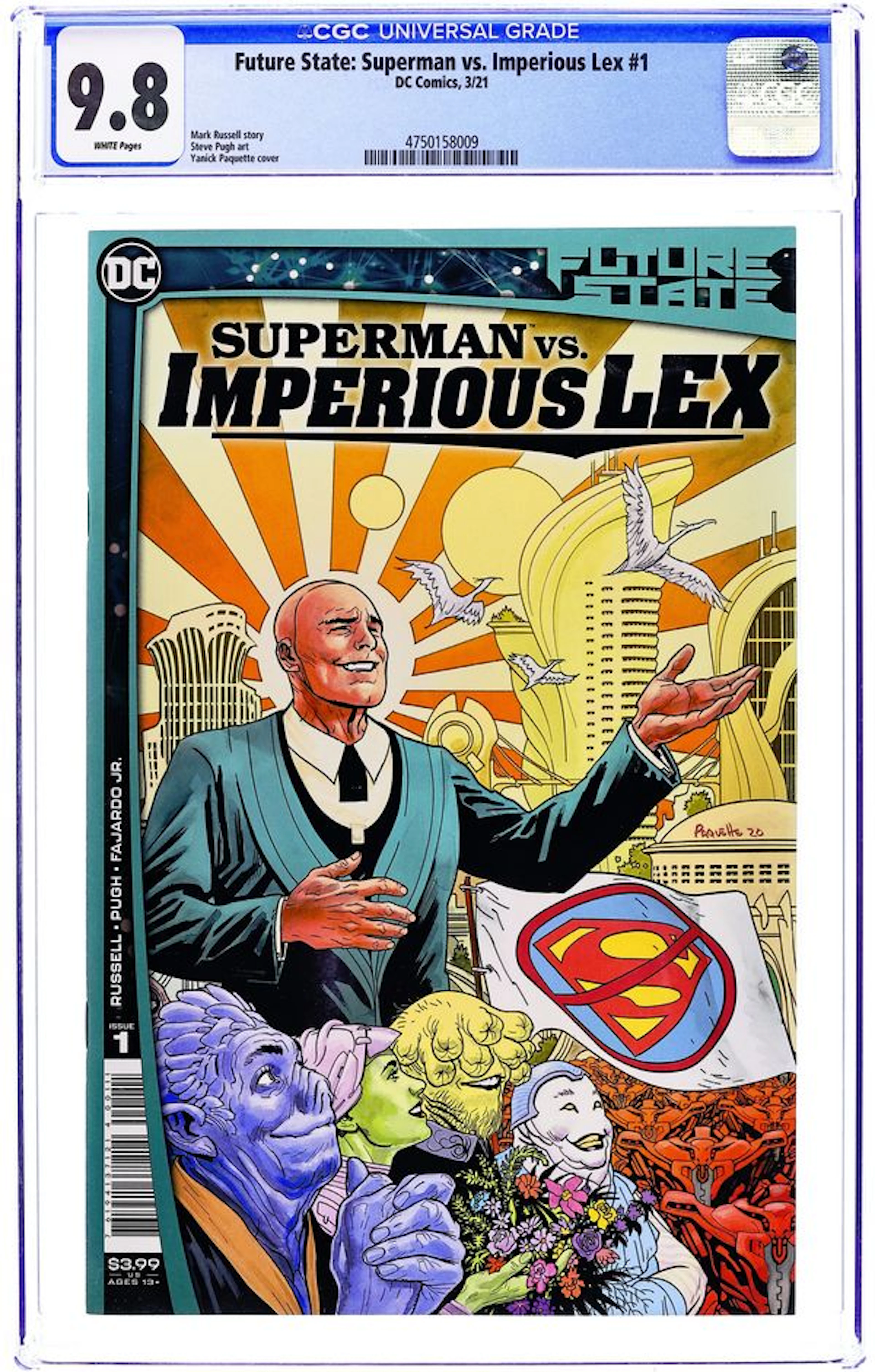Future State Superman vs. Imperious Lex (2021 DC) 1A CGC 9.8