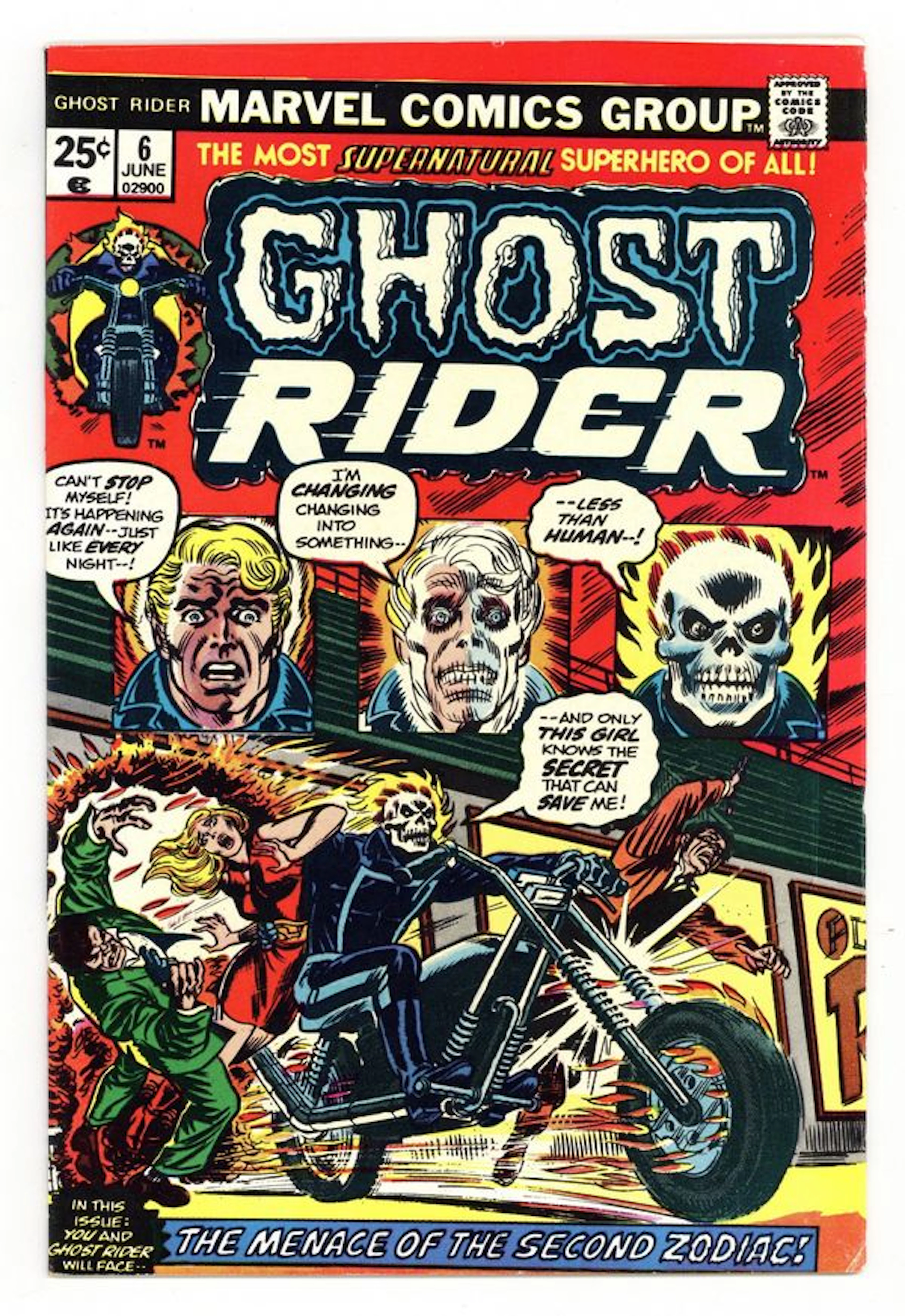 Ghost Rider (1973 1st Series) 6 FN+ 6.5