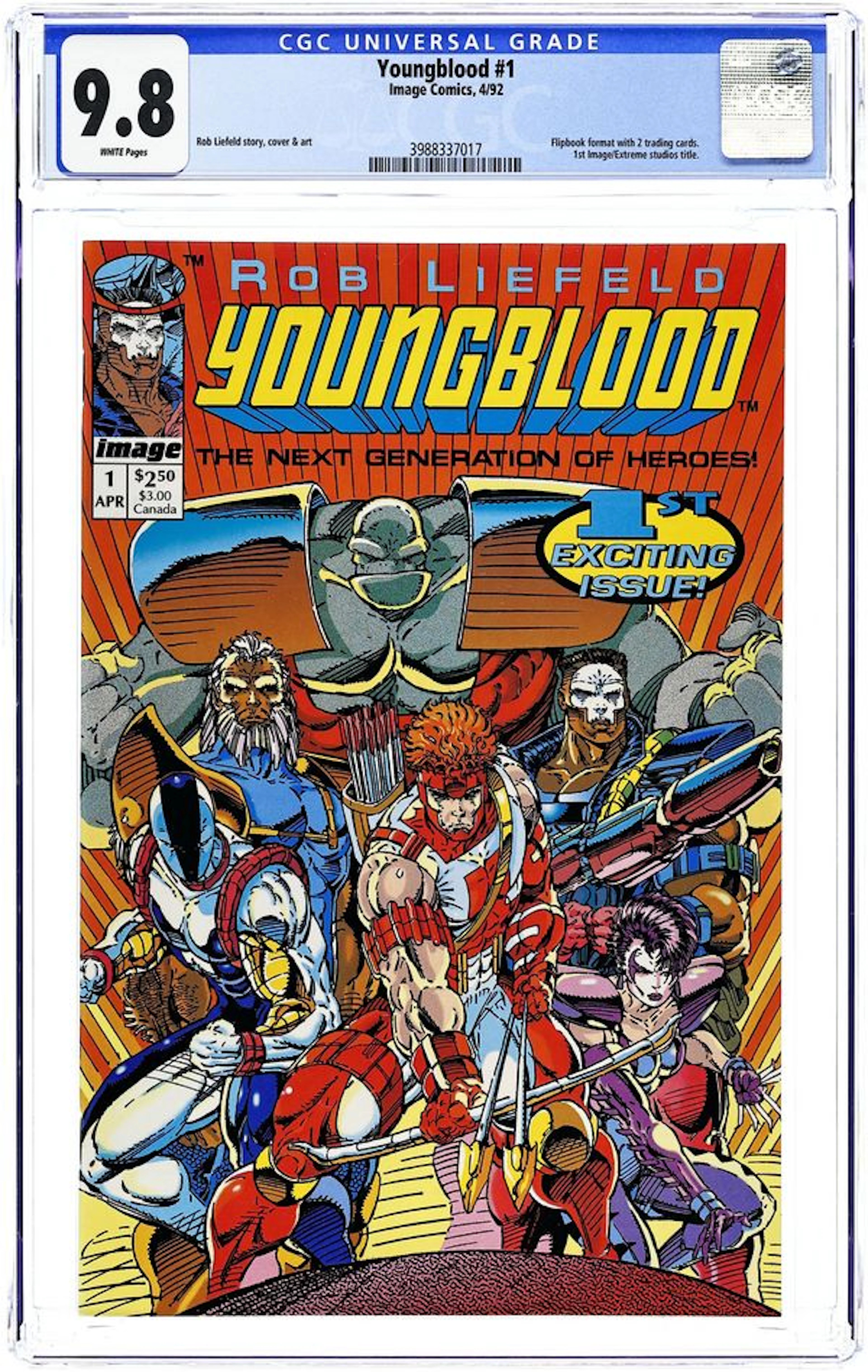 Youngblood (1992 1st Series) 1A CGC 9.8