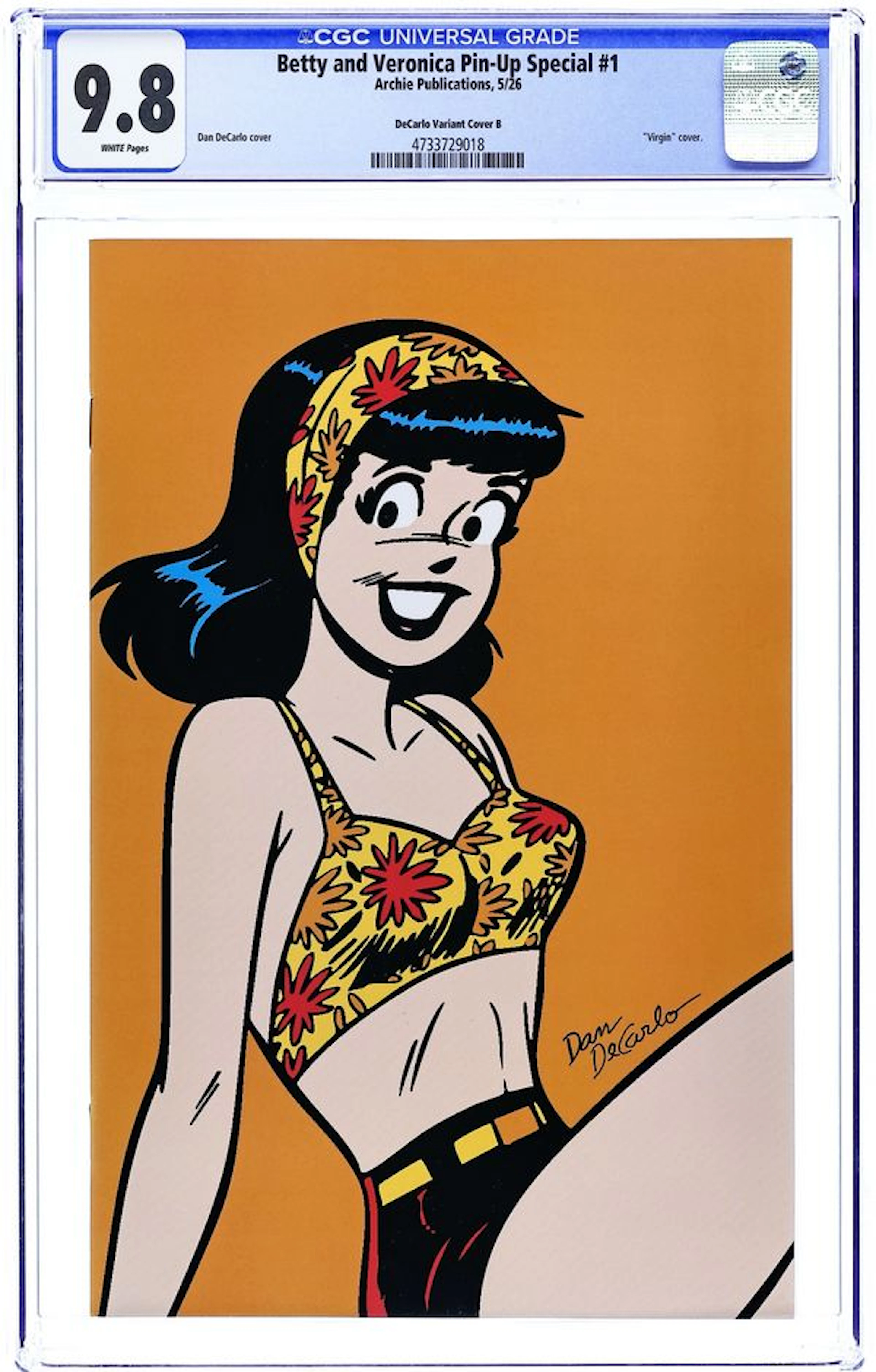 Archie Comics 85th Anniversary Presents Betty and Veronica Pin Up