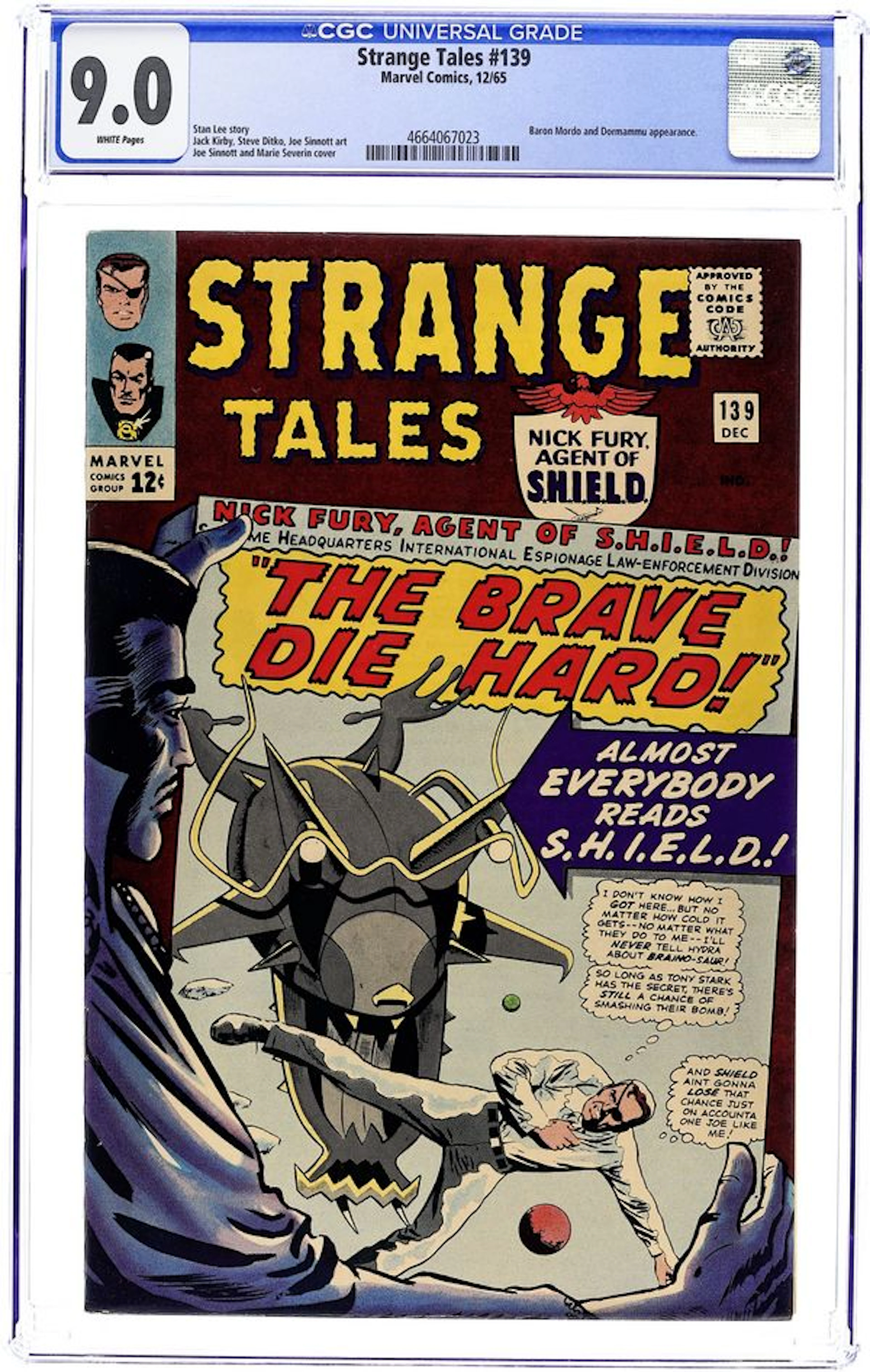 Strange Tales (1951 1st Series) 139 CGC 9.0