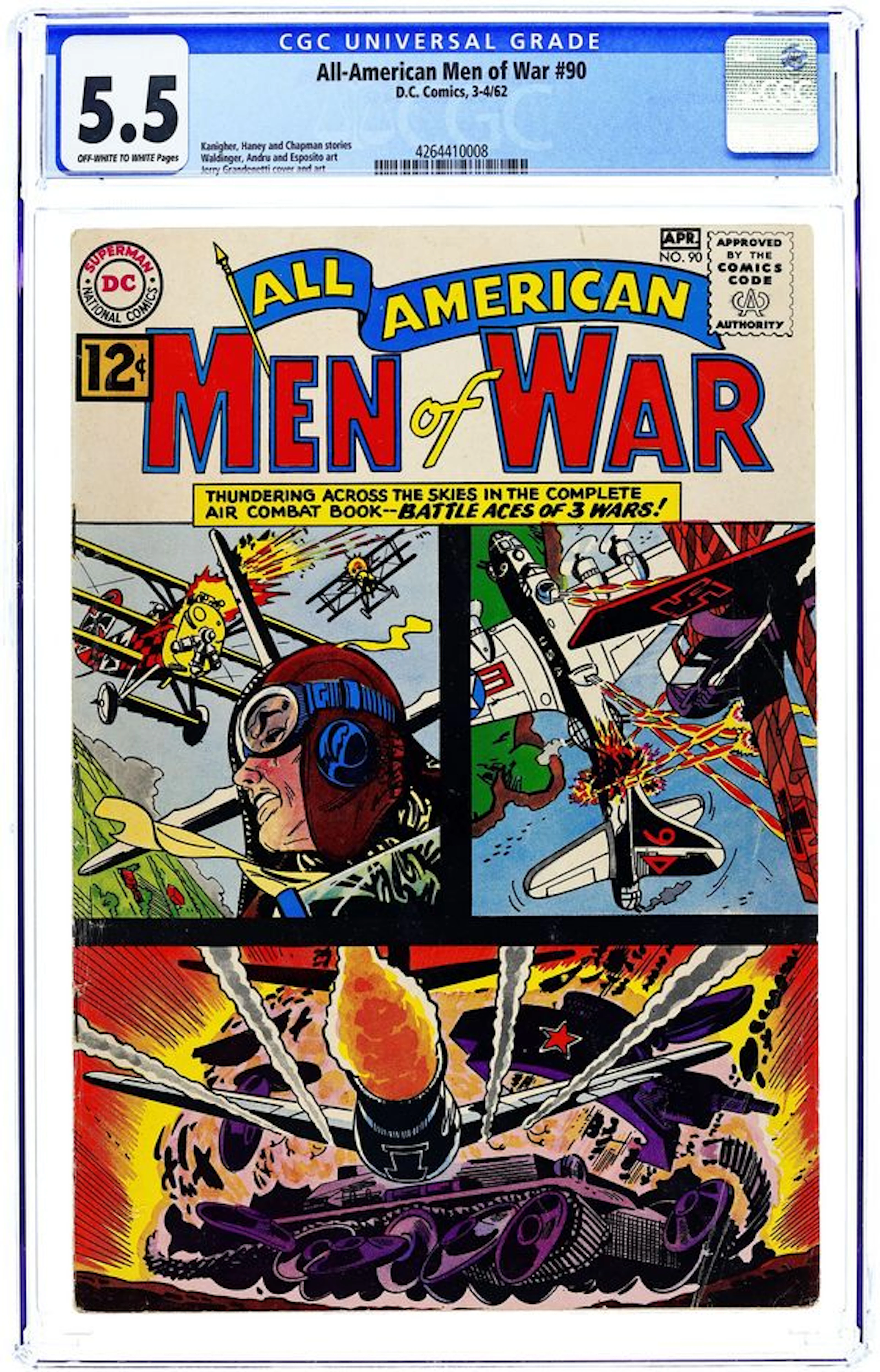 All American Men of War (1952) 90 CGC 5.5
