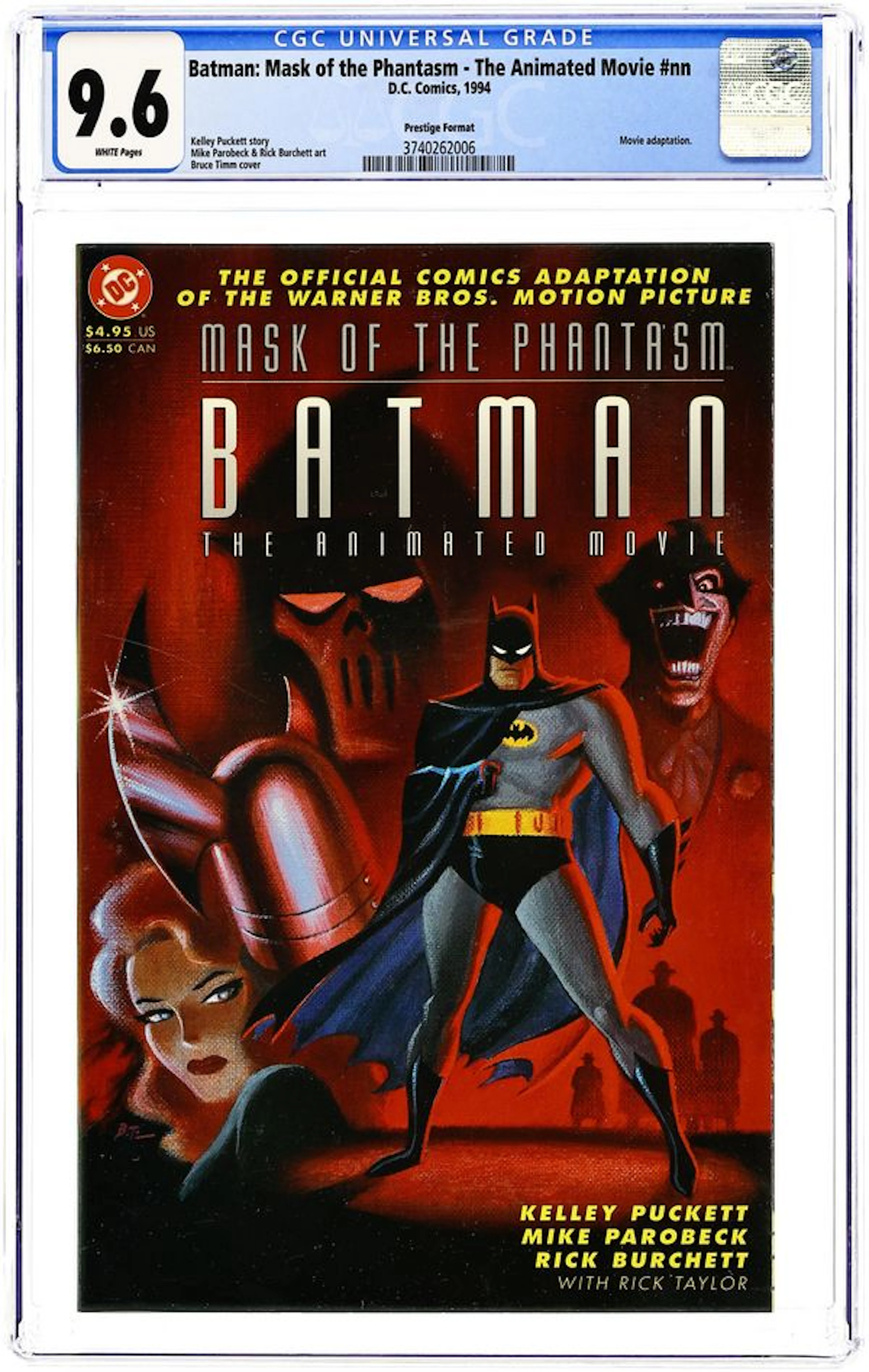 Batman Mask of the Phantasm (1993) 1A CGC 9.6
