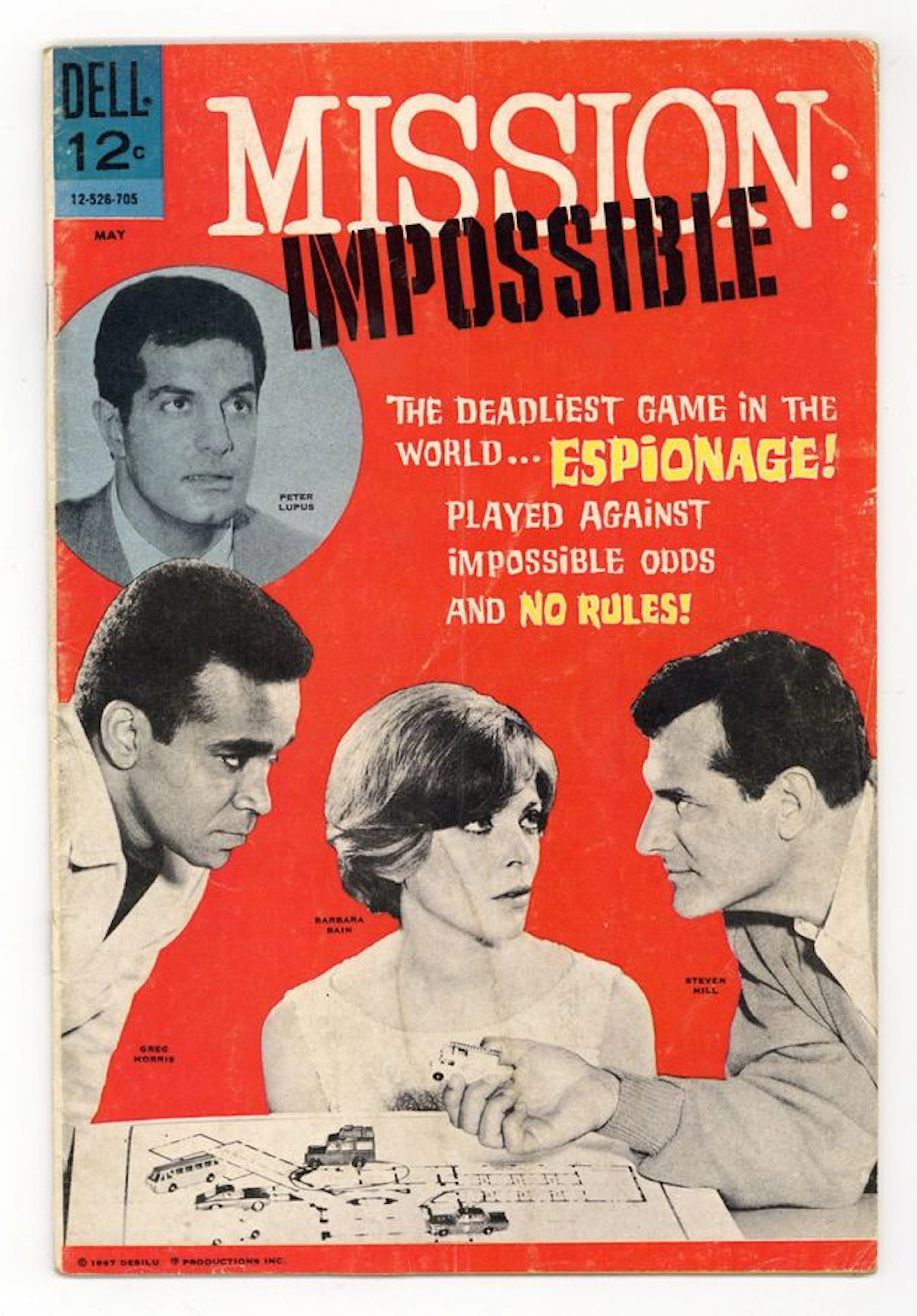 Mission Impossible (1967-1969 Dell) 1 VG- 3.5