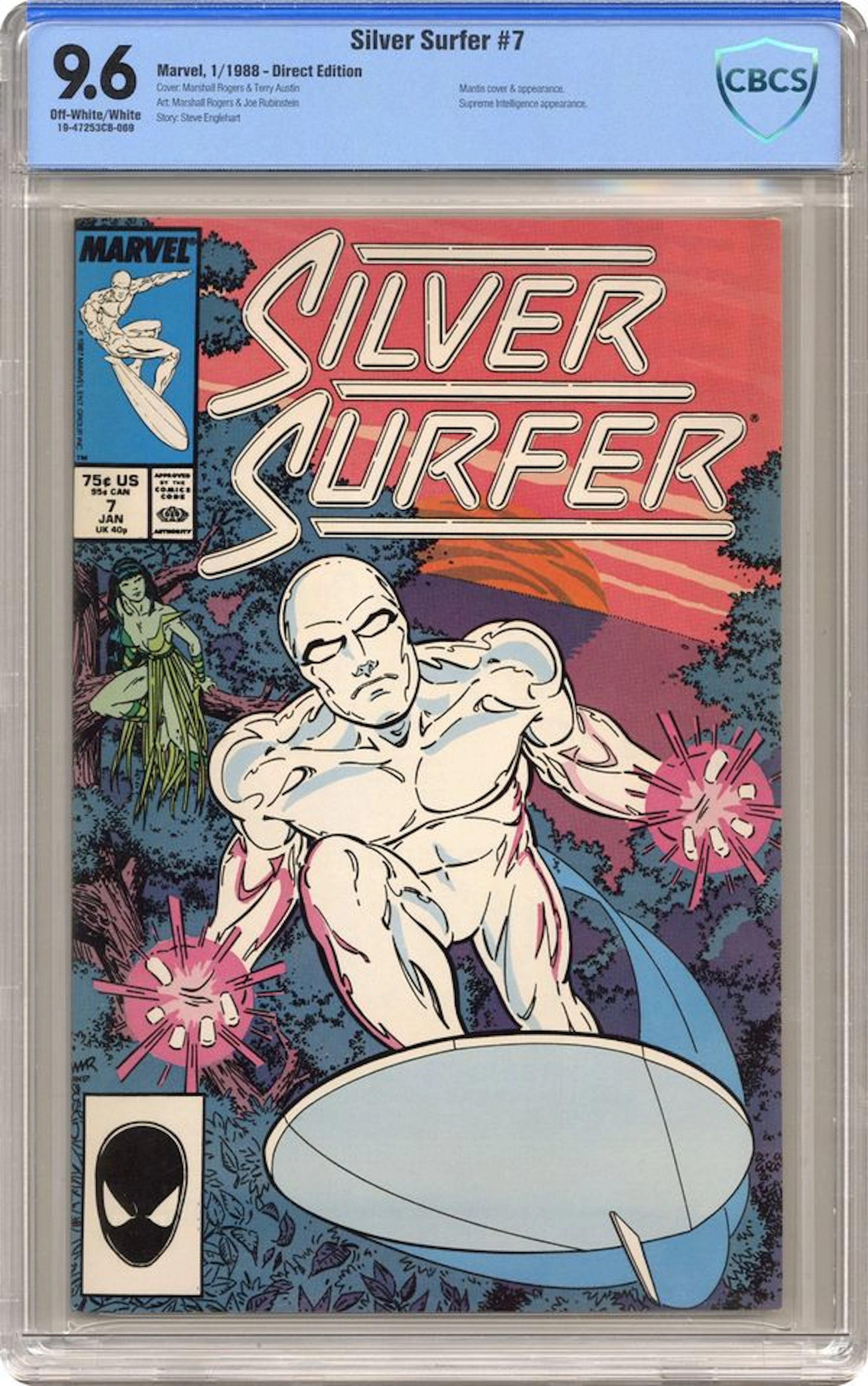 Silver Surfer (1987 2nd Series) 7D CBCS 9.6