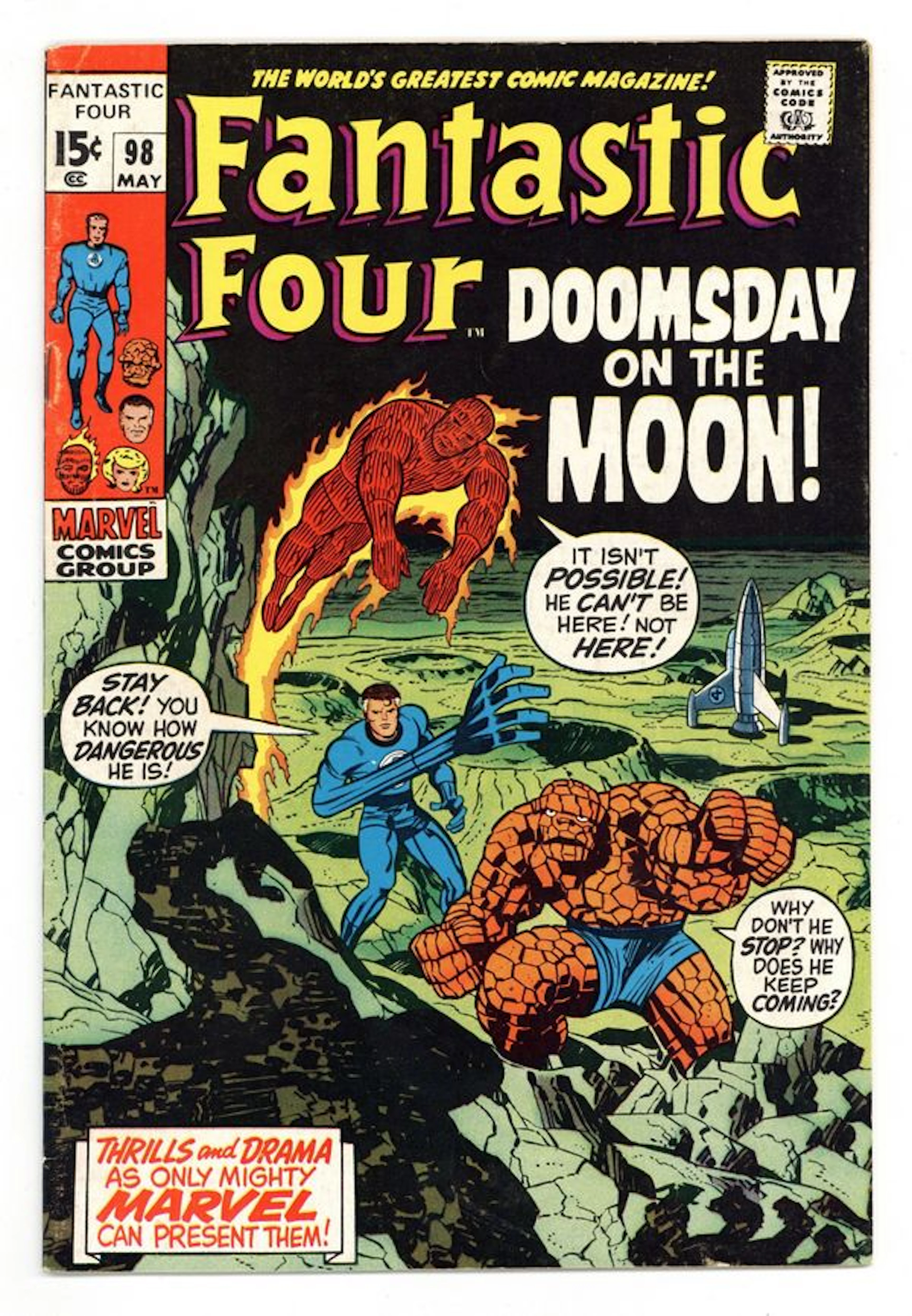 Fantastic Four (1961 1st Series) 98 VG+ 4.5
