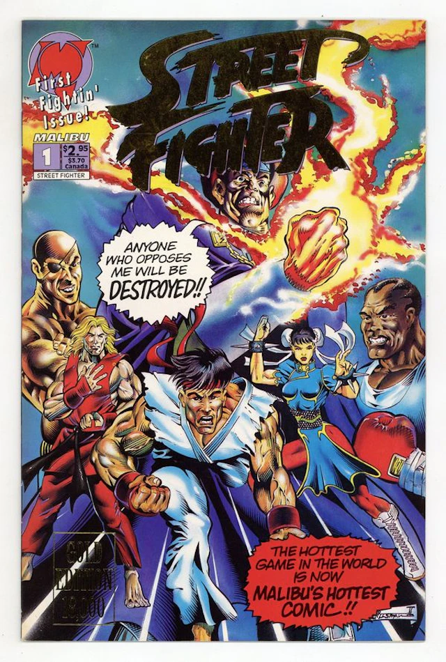 Street Fighter (1993 Malibu) 1GOLD VF