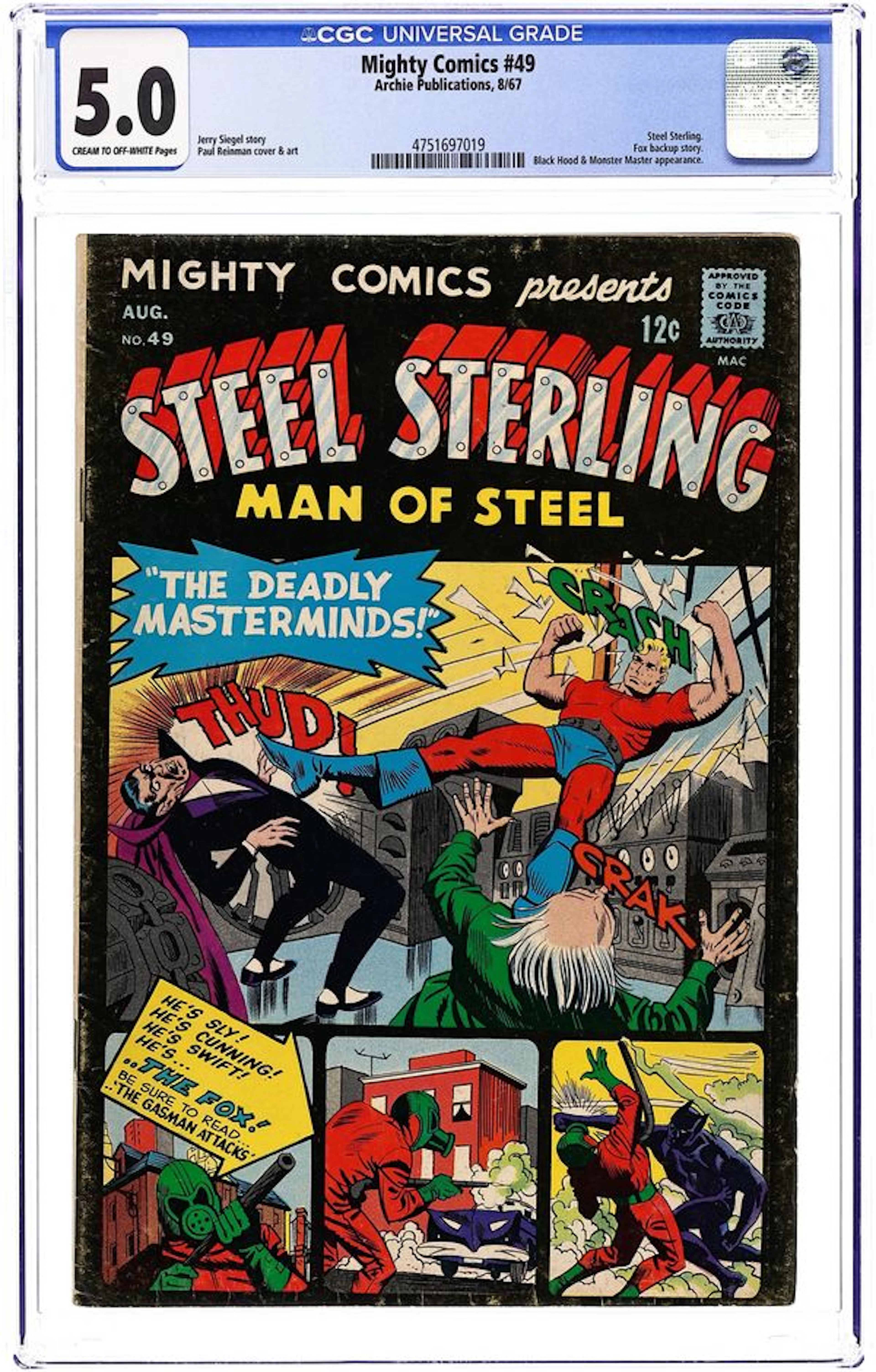 Mighty Comics (1966) 49 CGC 5.0