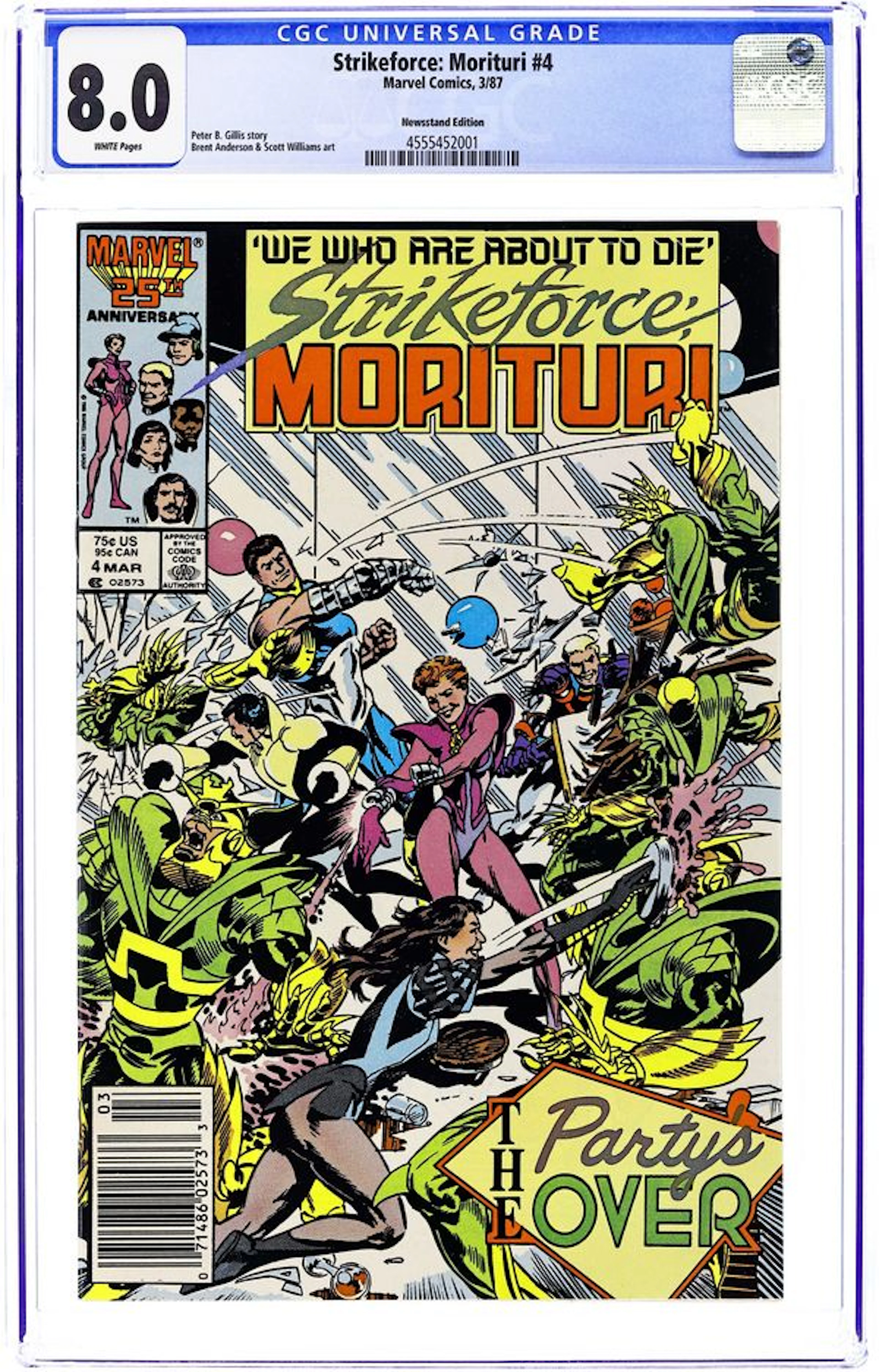 Strikeforce Morituri (1986) 4N CGC 8.0
