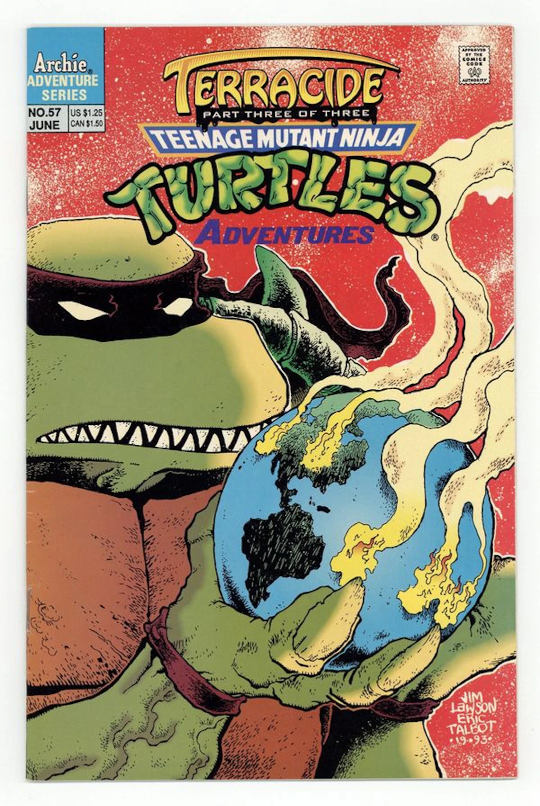 Teenage Mutant Ninja Turtles Adventures (1989) 57D FN+ 6.5