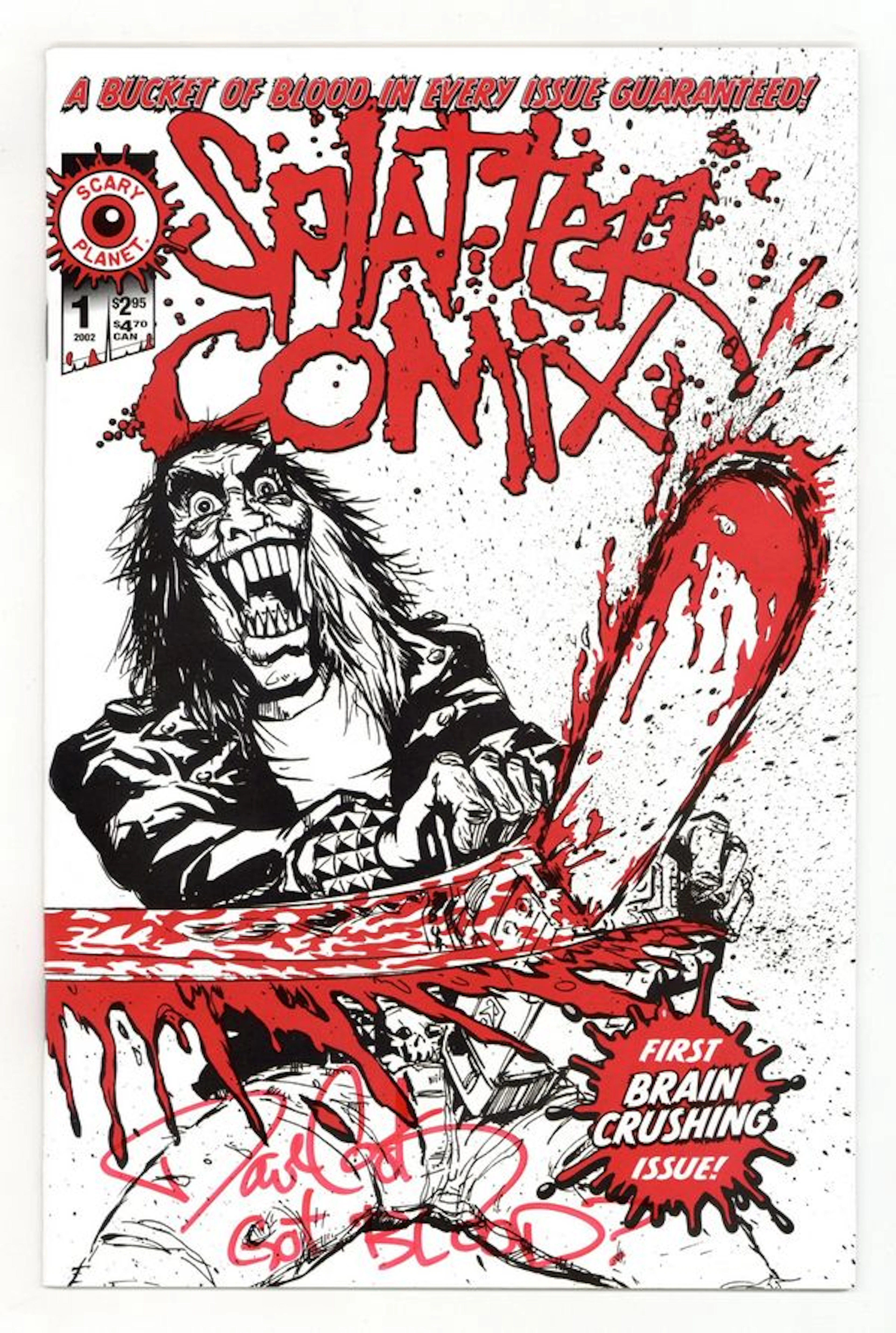 Splatter Comix (2002) 1 NM- 9.2