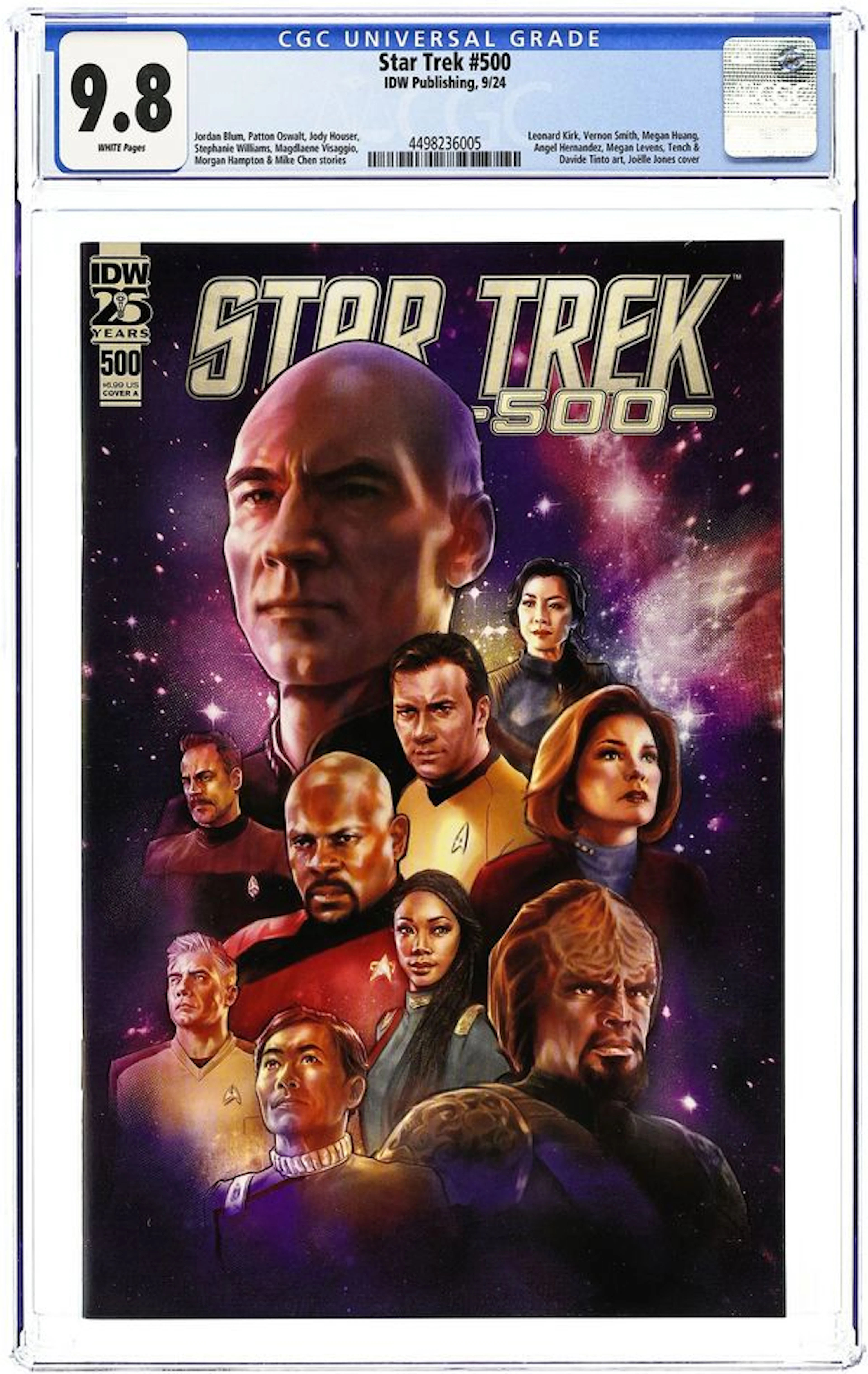 Star Trek (2024 IDW) 500A CGC 9.8