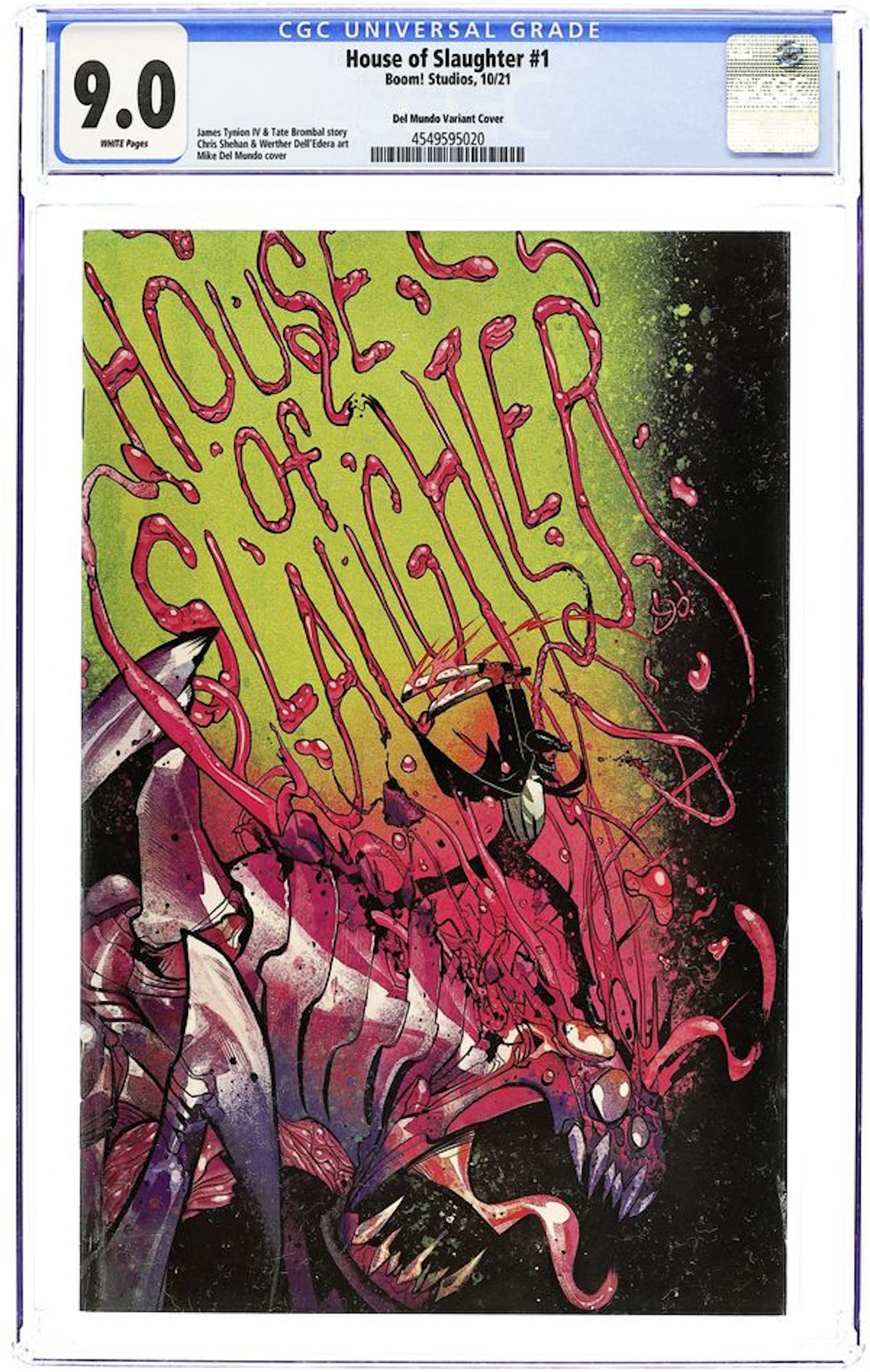House of Slaughter (2021 Boom) 1I CGC 9.0