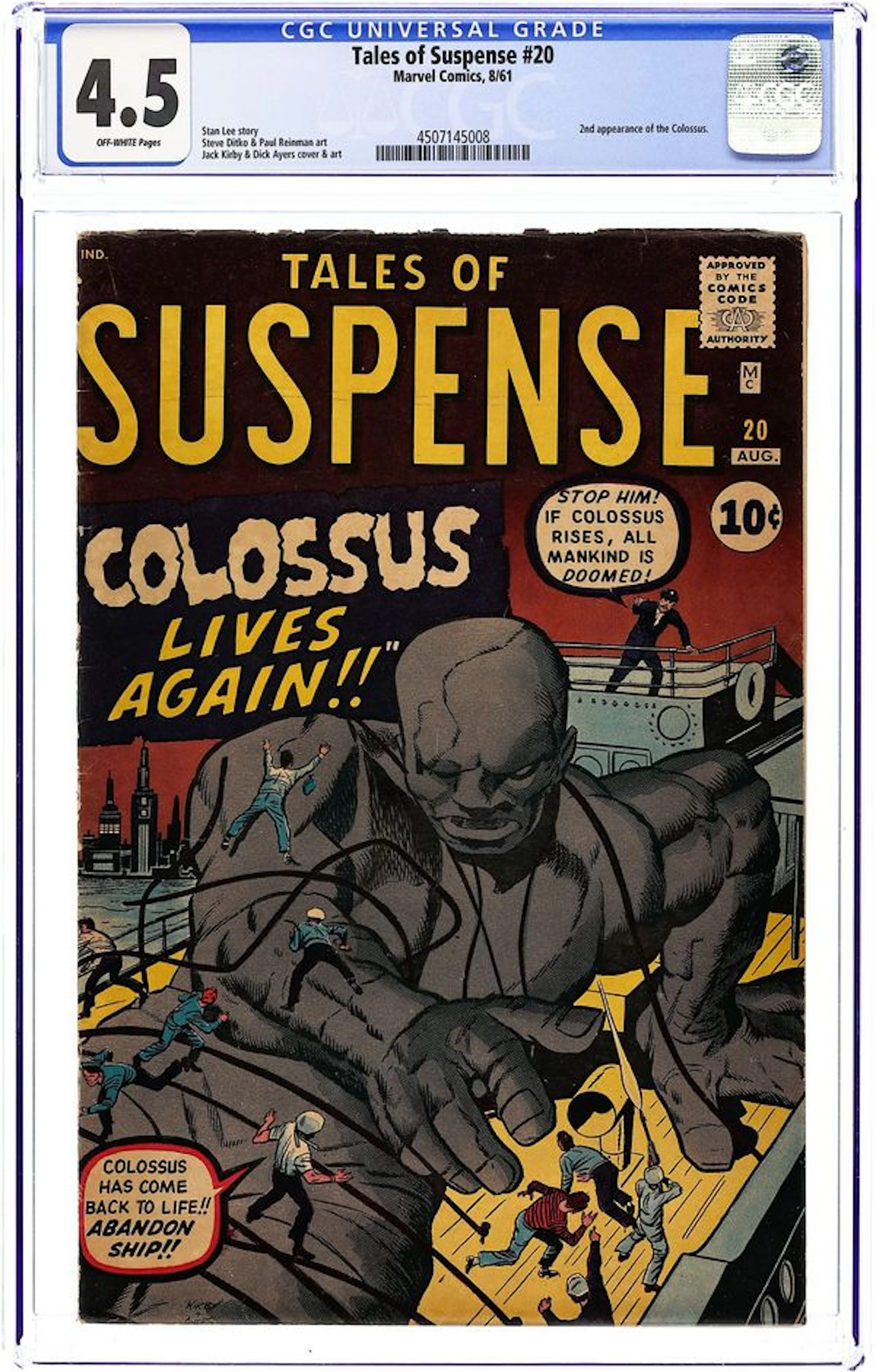 Tales of Suspense (1959) 20 CGC 4.5