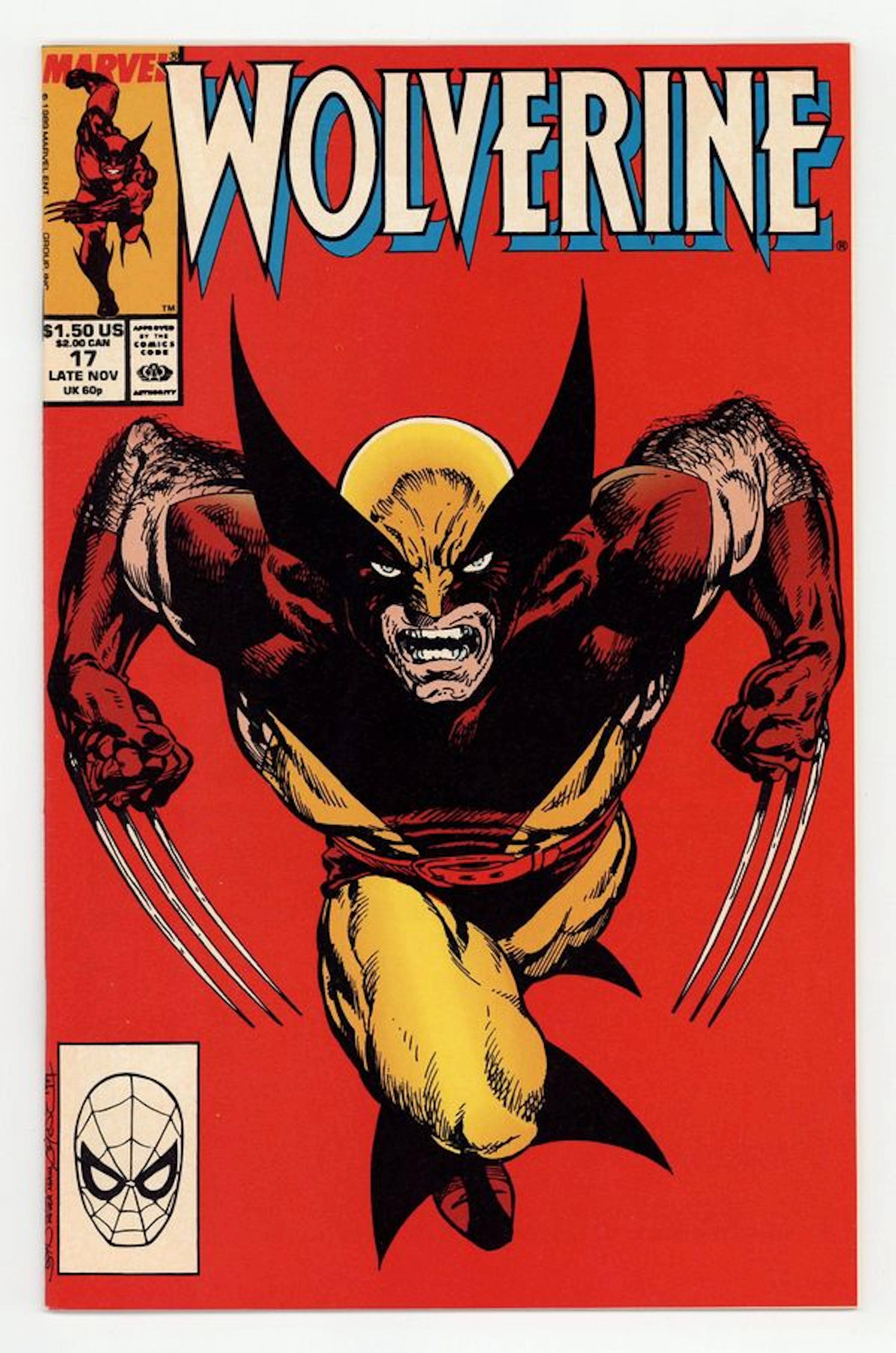 Wolverine (1988 1st Series) 17D VG+ 4.5
