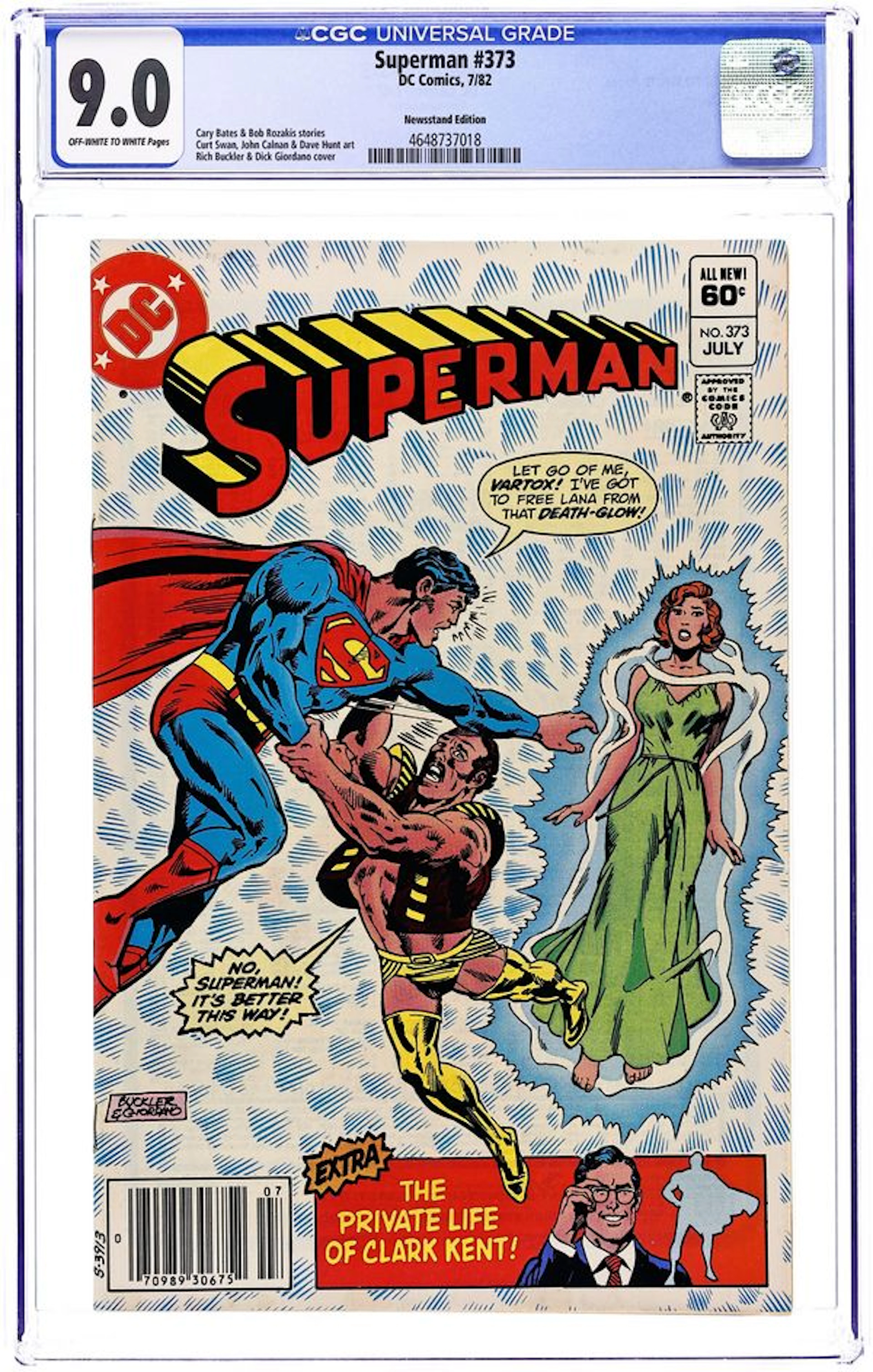 Superman (1939 1st Series) 373N CGC 9.0
