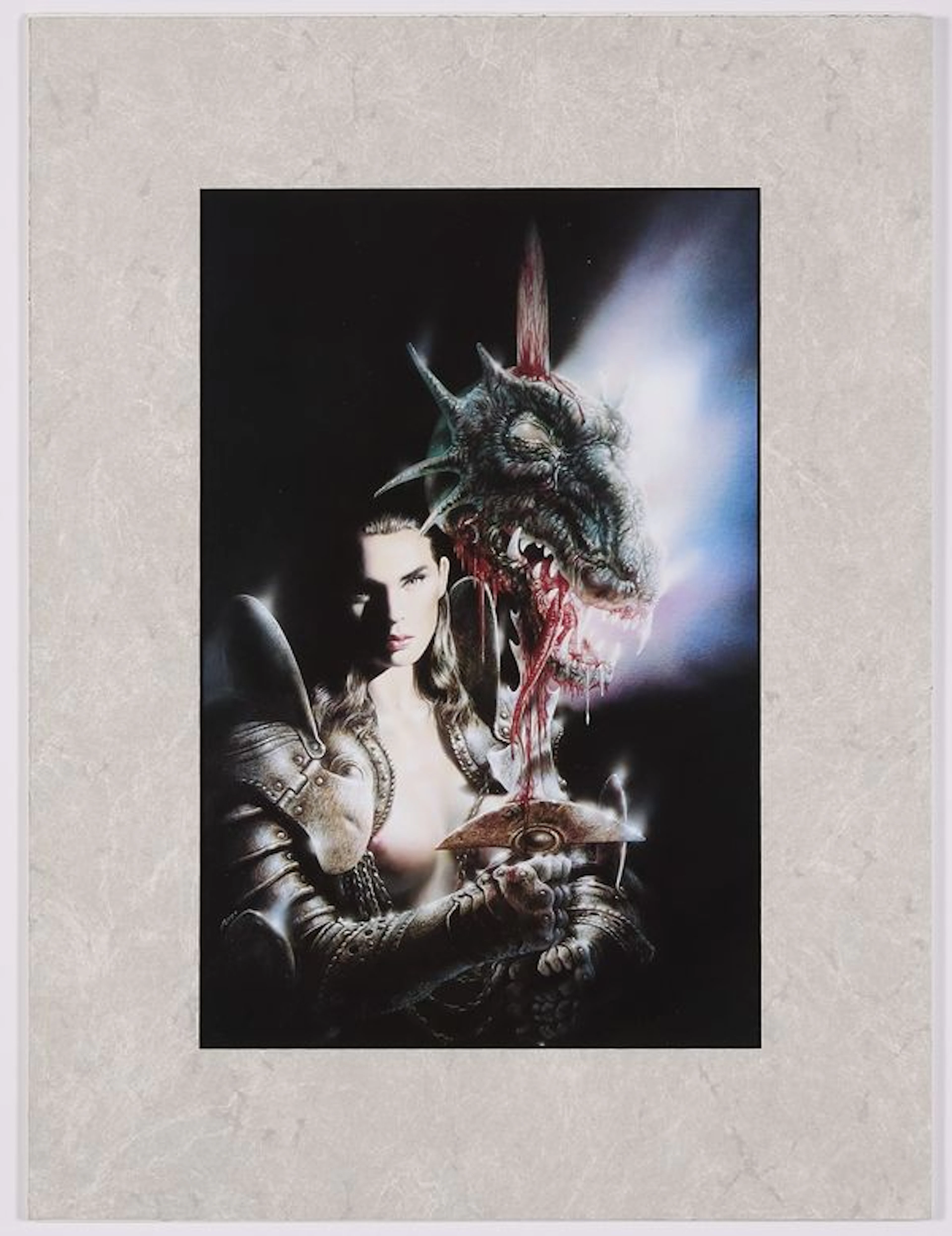 Bifid Chiaroscuro Print by Luis Royo