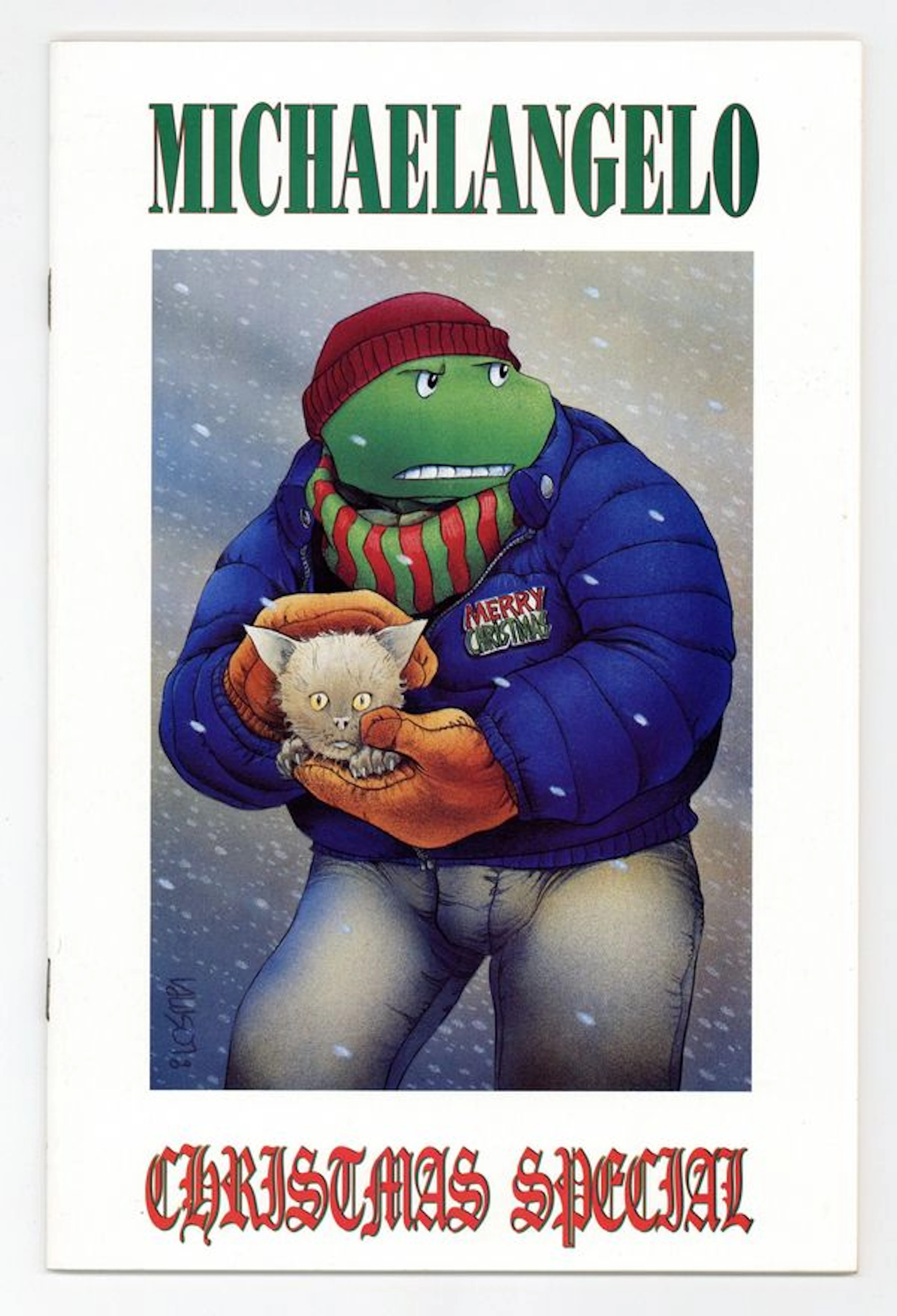 Michaelangelo Christmas Special (1990) 1 VF/NM 9.0