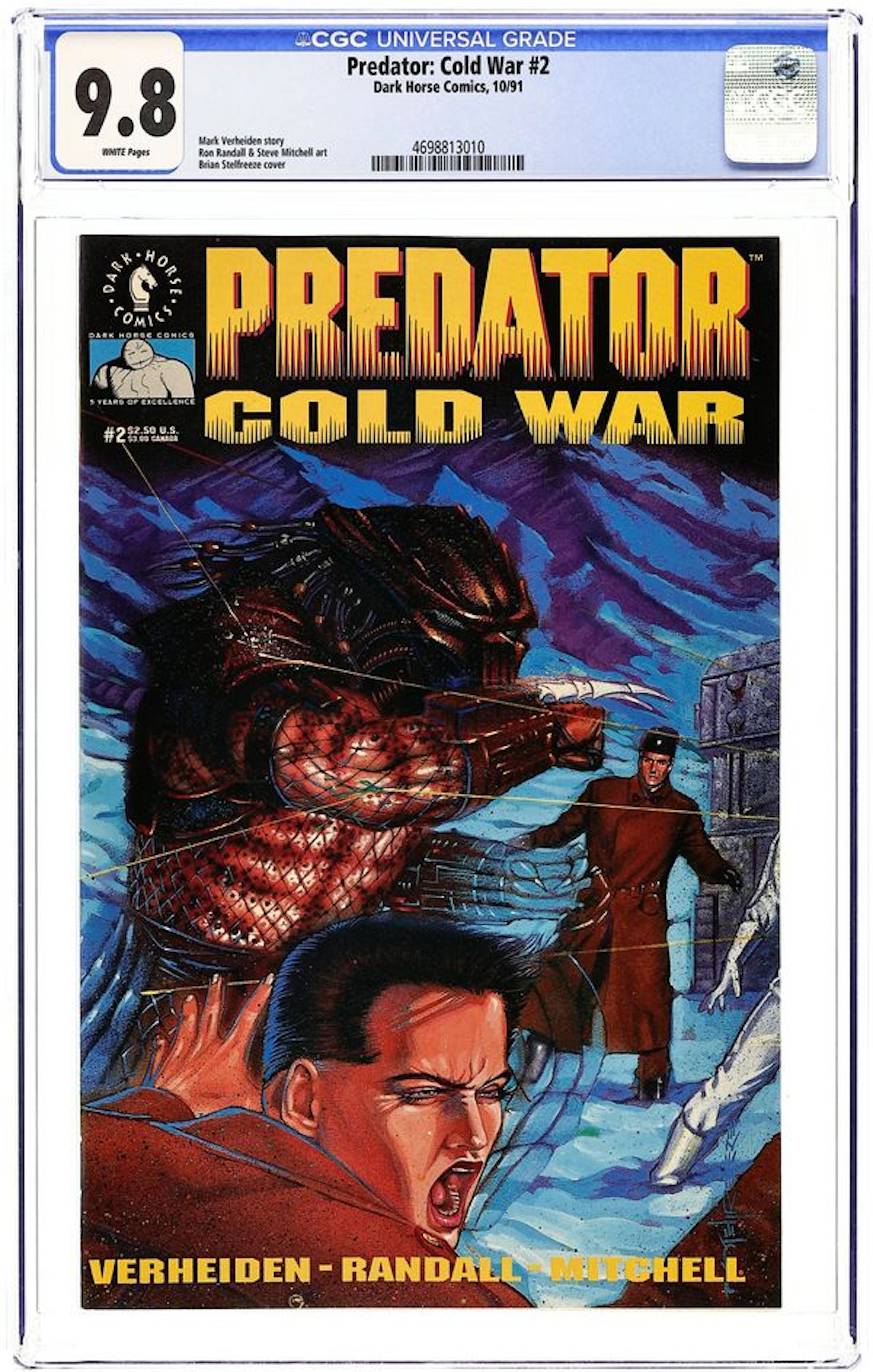 Predator Cold War (1991) 2 CGC 9.8