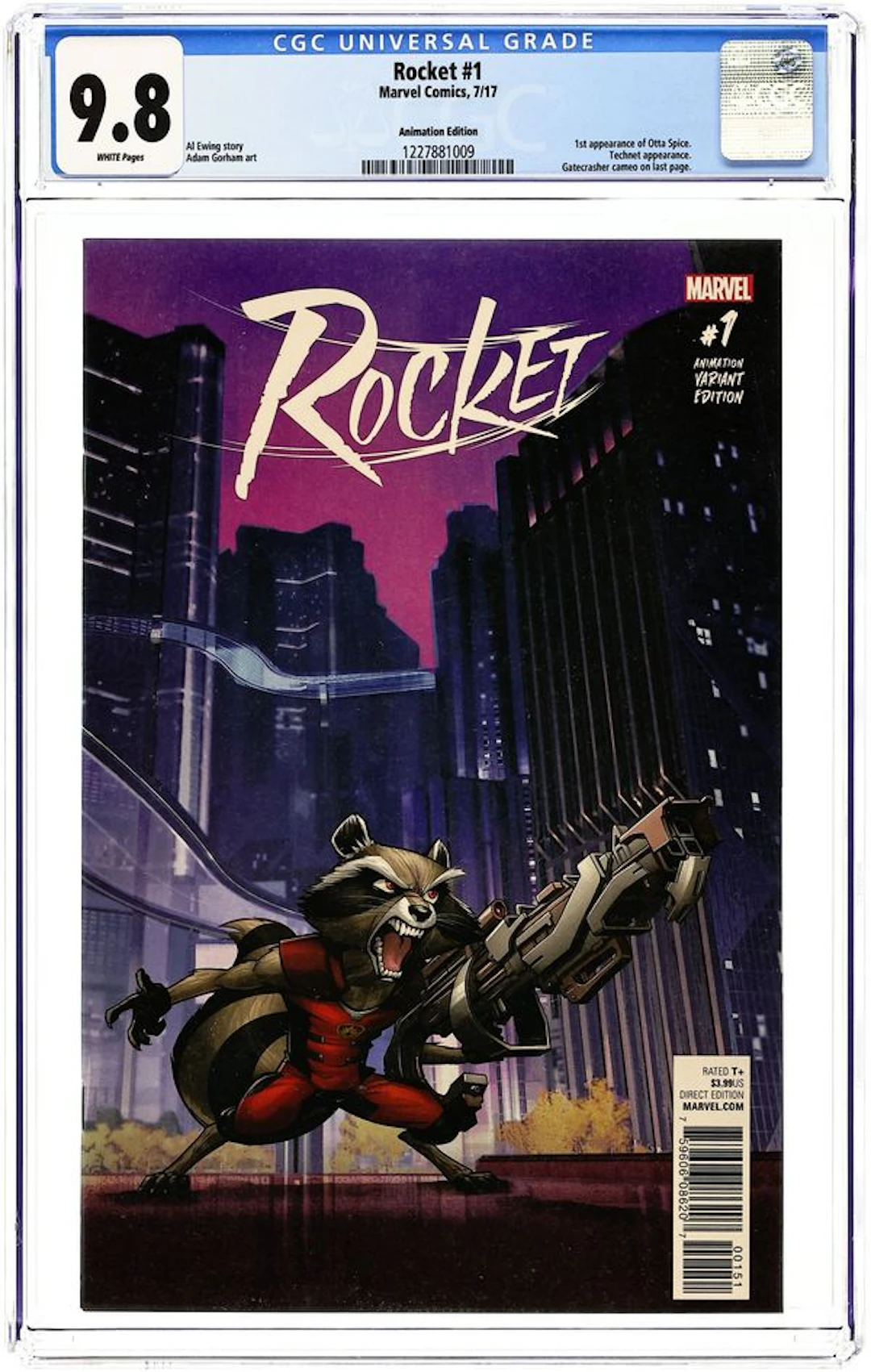 Rocket (2017 Marvel) 1E CGC 9.8