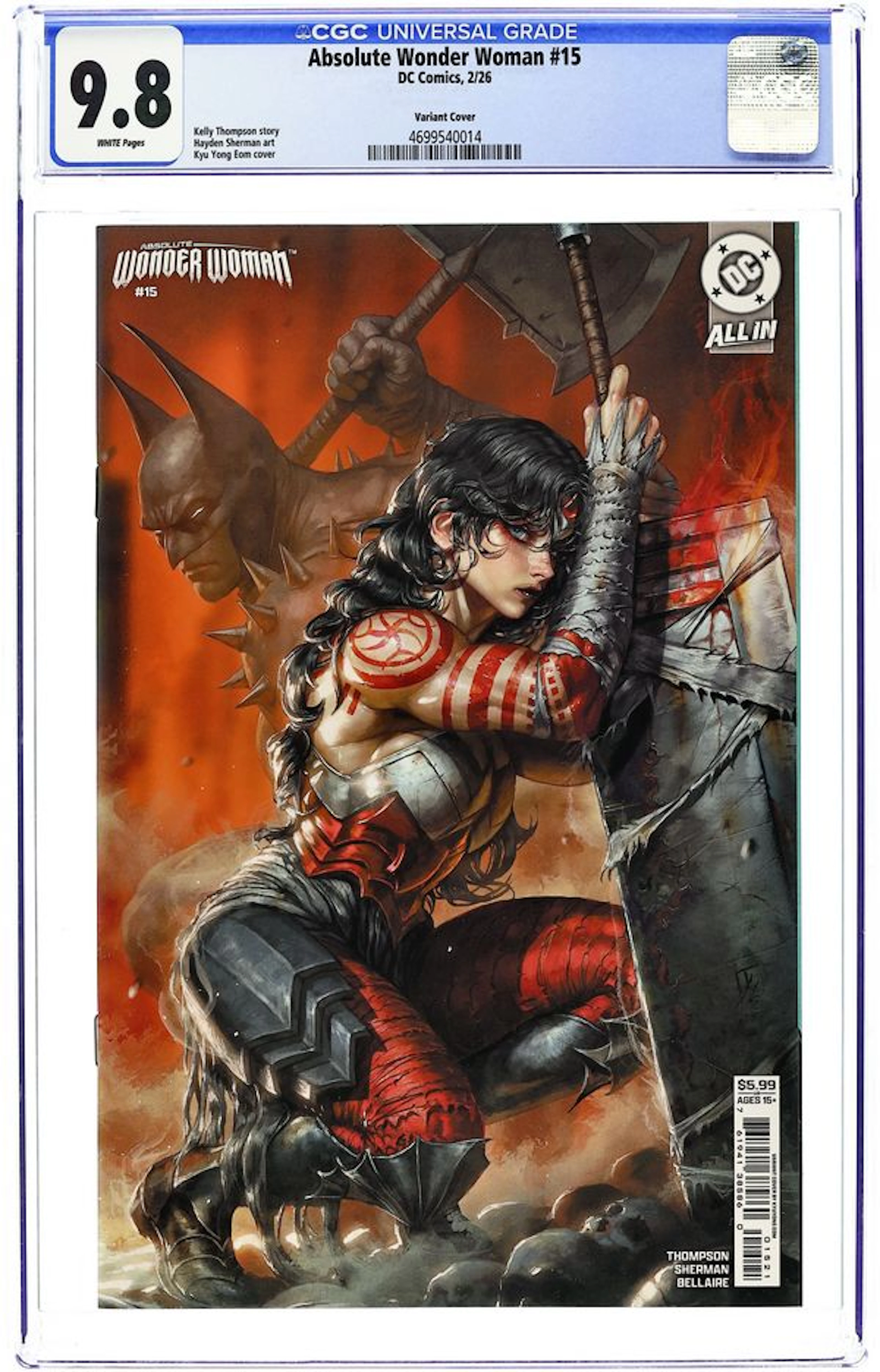 Absolute Wonder Woman (2024 DC) 15D CGC 9.8