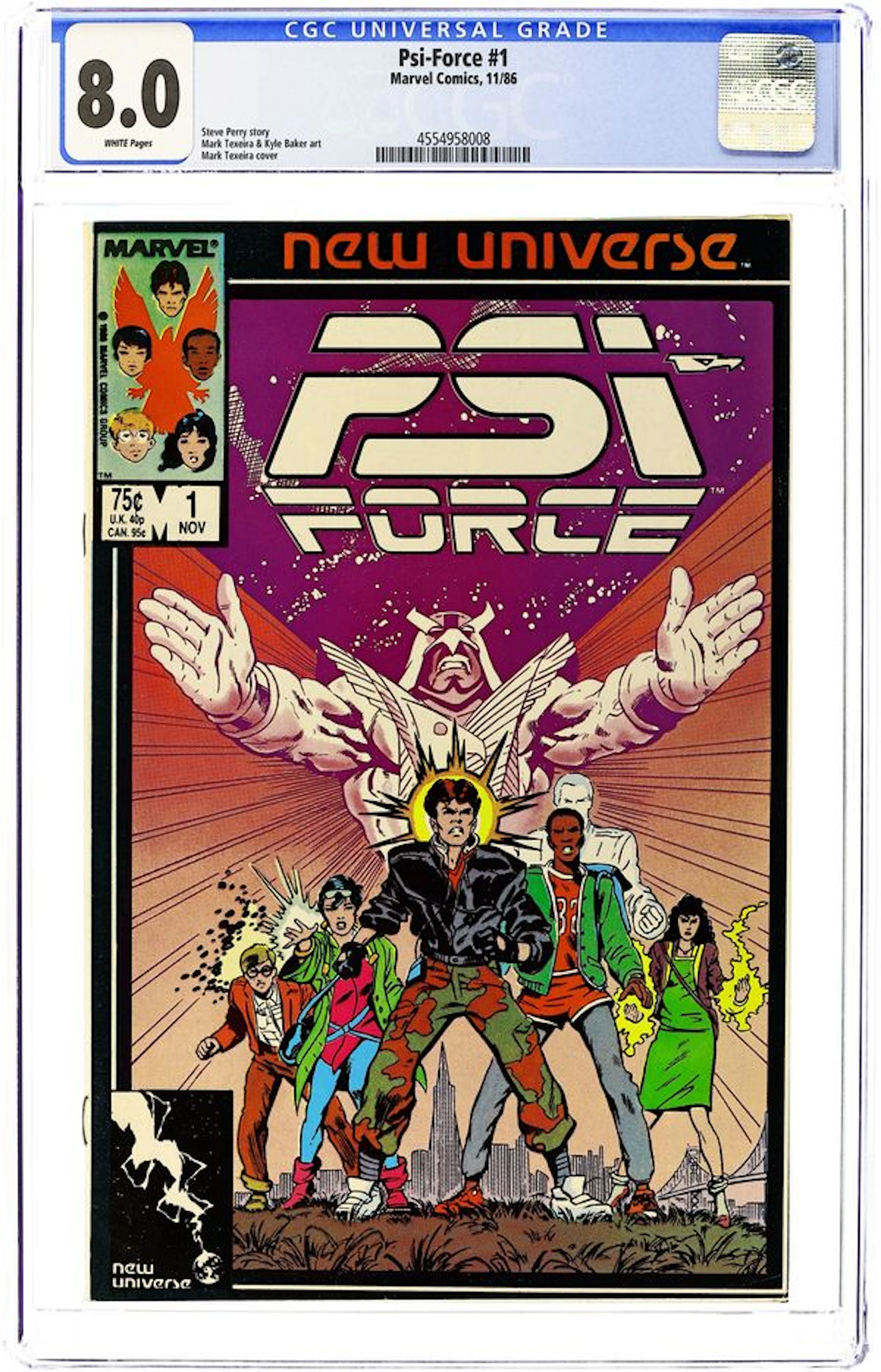 Psi-Force (1986) 1 CGC 8.0