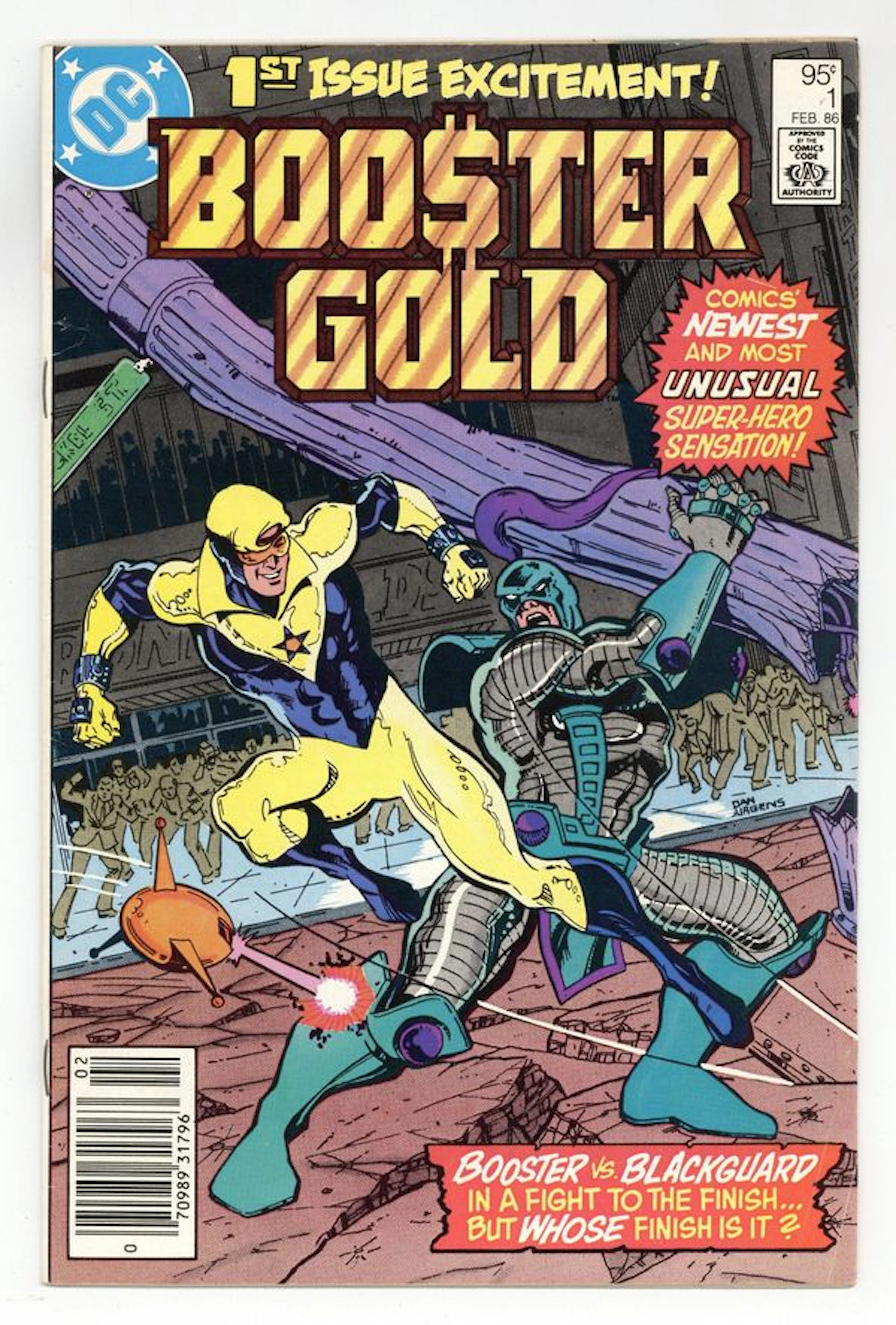 Booster Gold (1986 DC 1st Series) Canadian Price Variant 1 VG 4.0