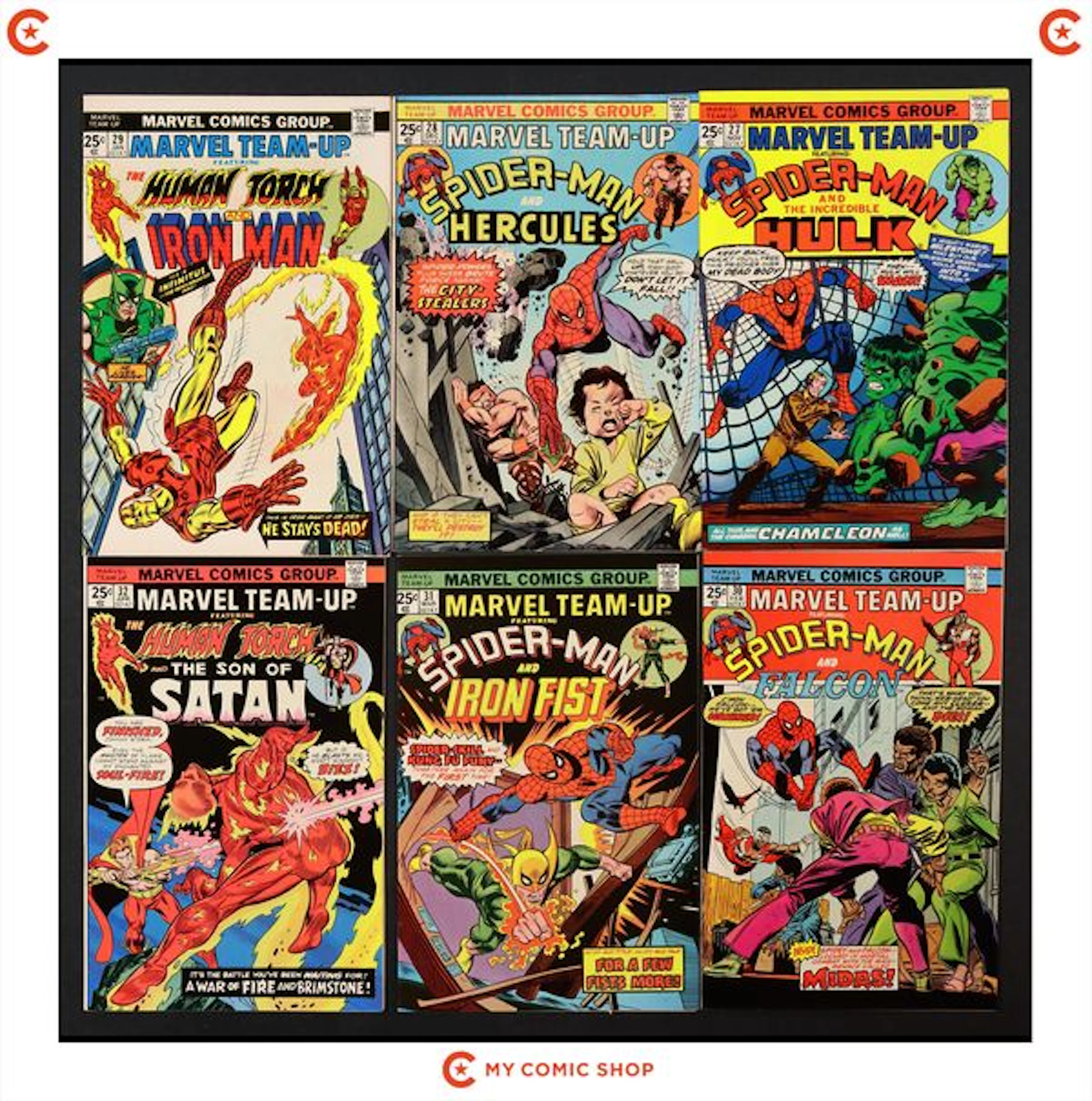 Marvel Team-Up Lot of 9