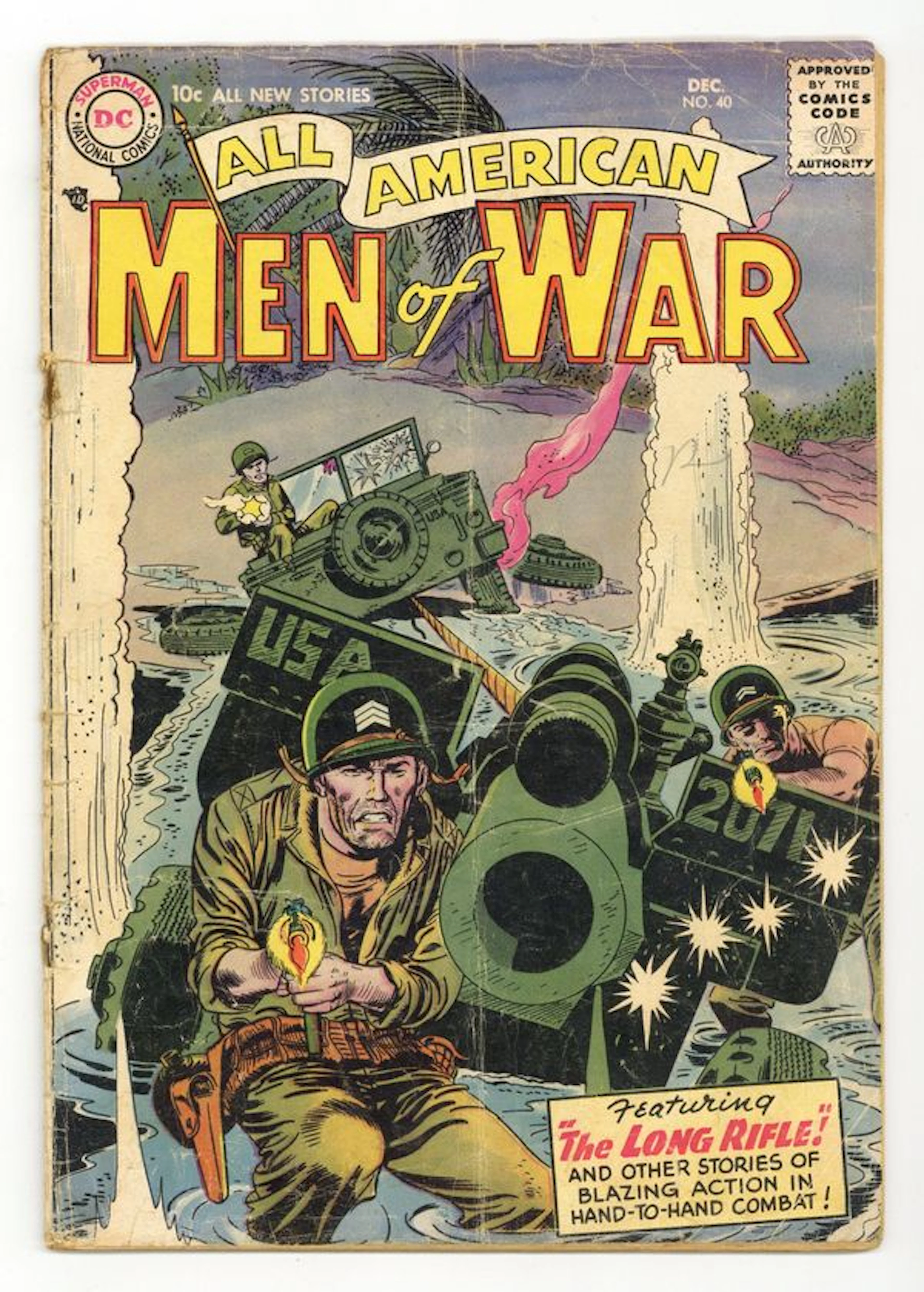All American Men of War (1952) 40 GD 2.0