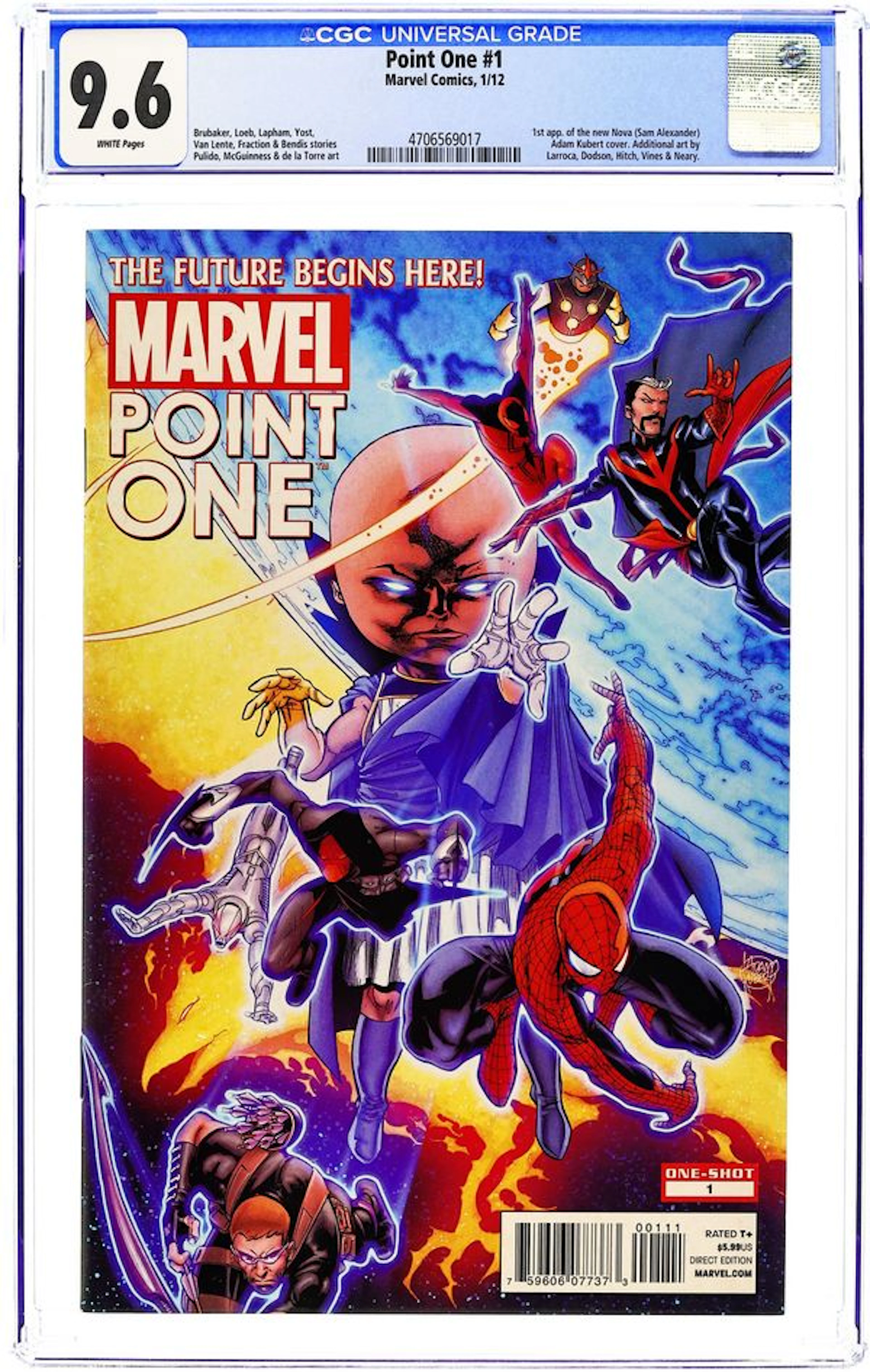 Point One (2011 Marvel) 1A CGC 9.6