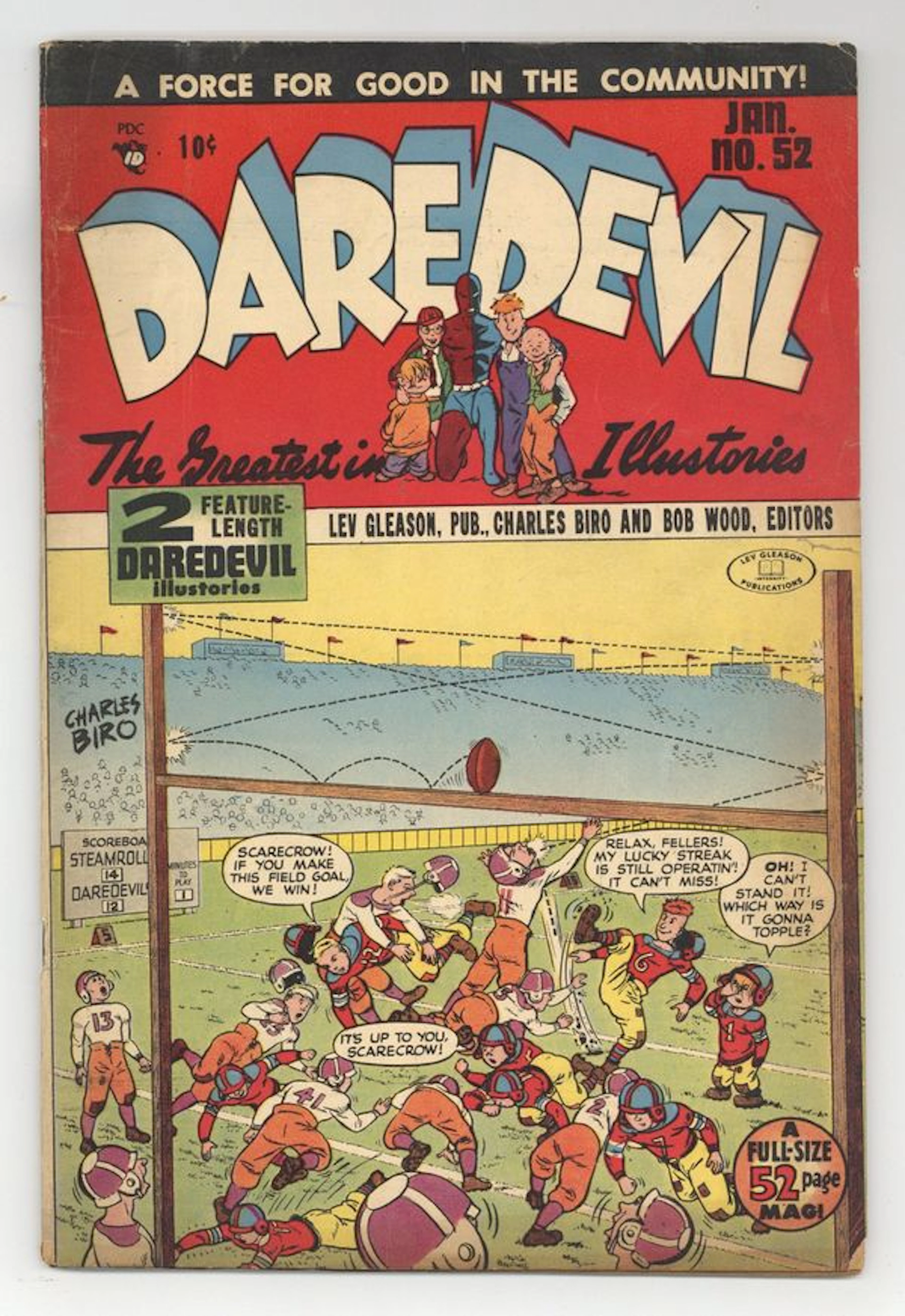 Daredevil Comics (1941 Lev Gleason) 52 VG 4.0
