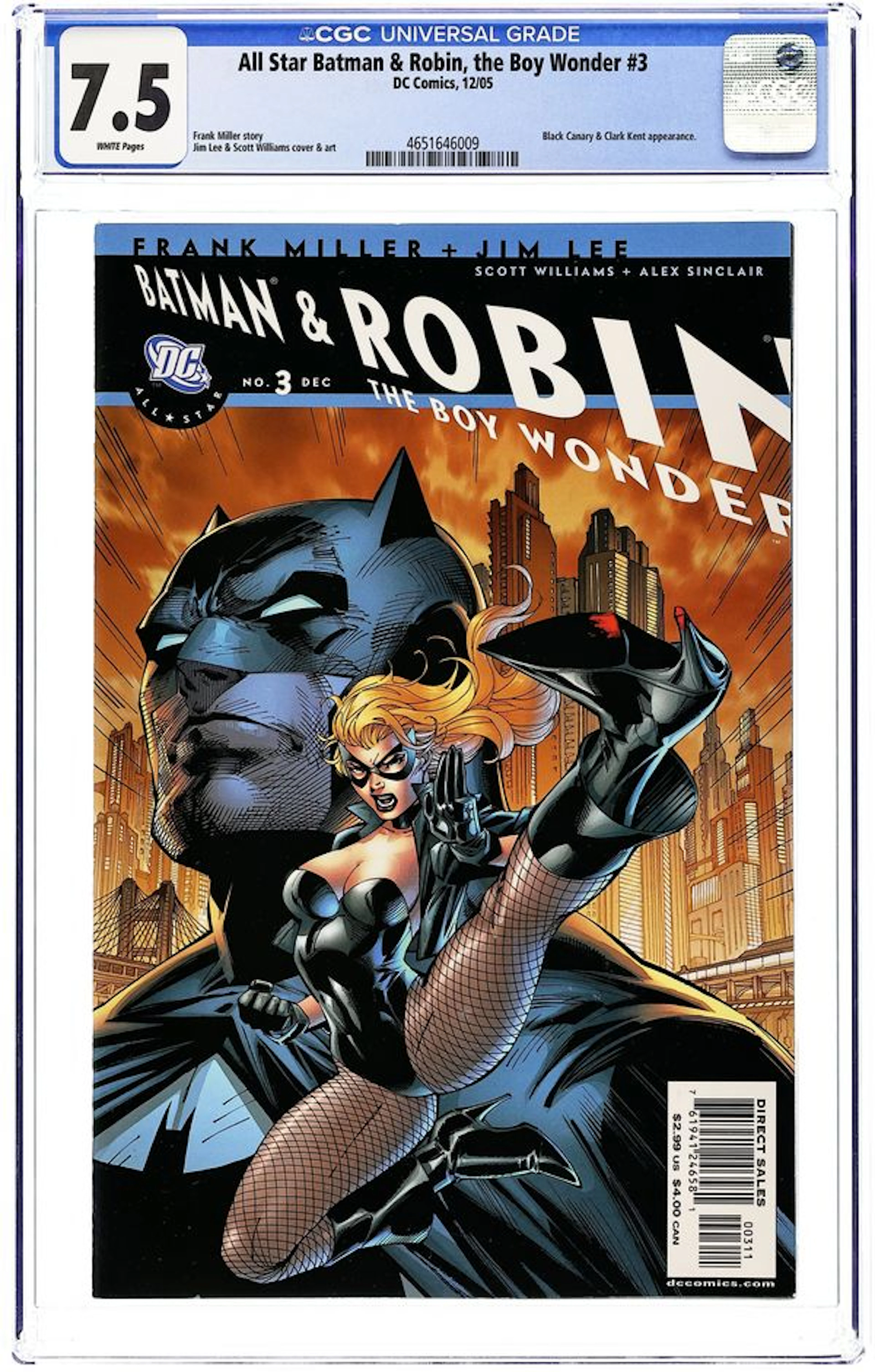 All Star Batman and Robin the Boy Wonder (2005) 3A CGC 7.5