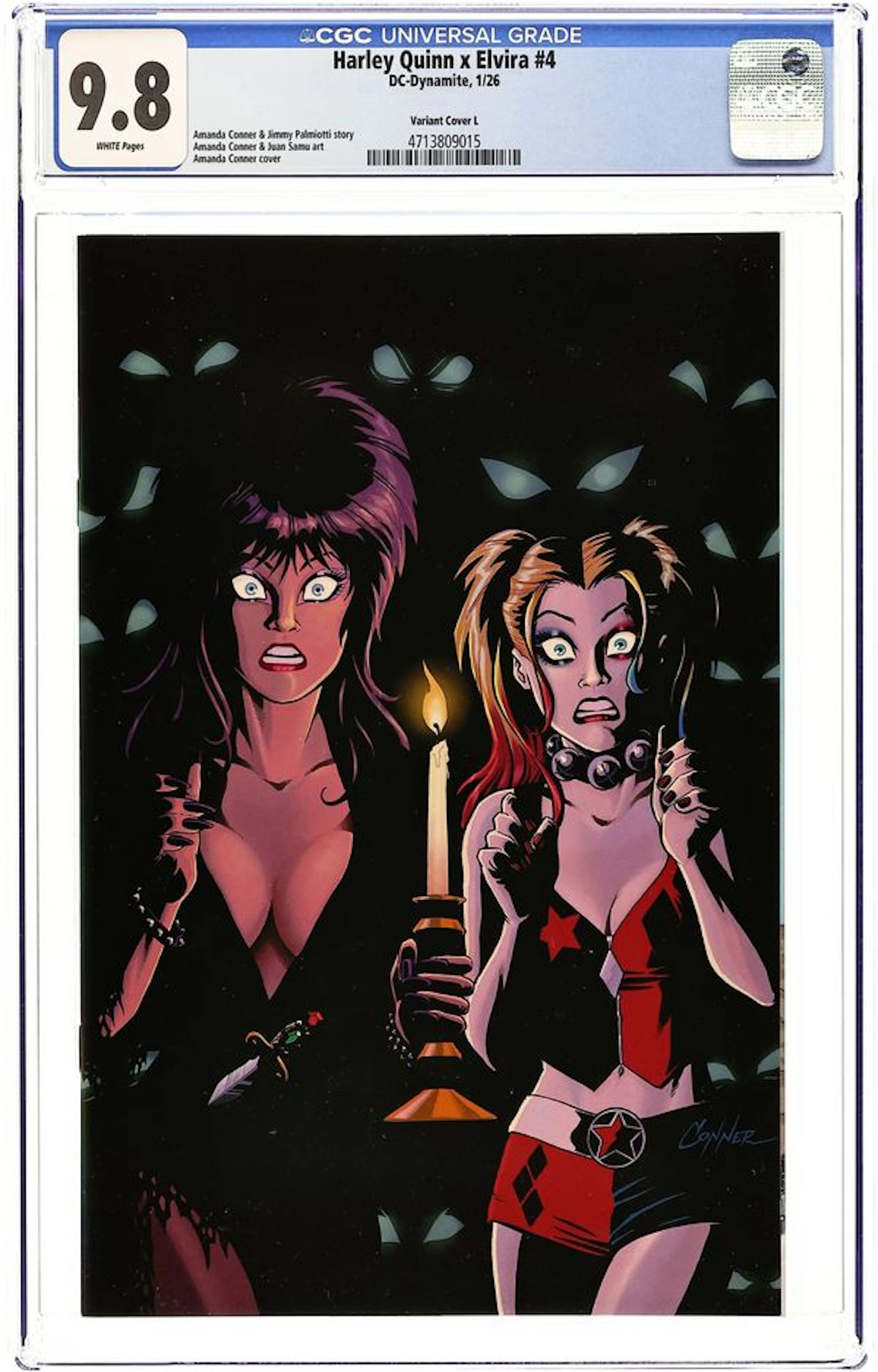 Harley Quinn x Elvira (2025 Dynamite) 4L CGC 9.8