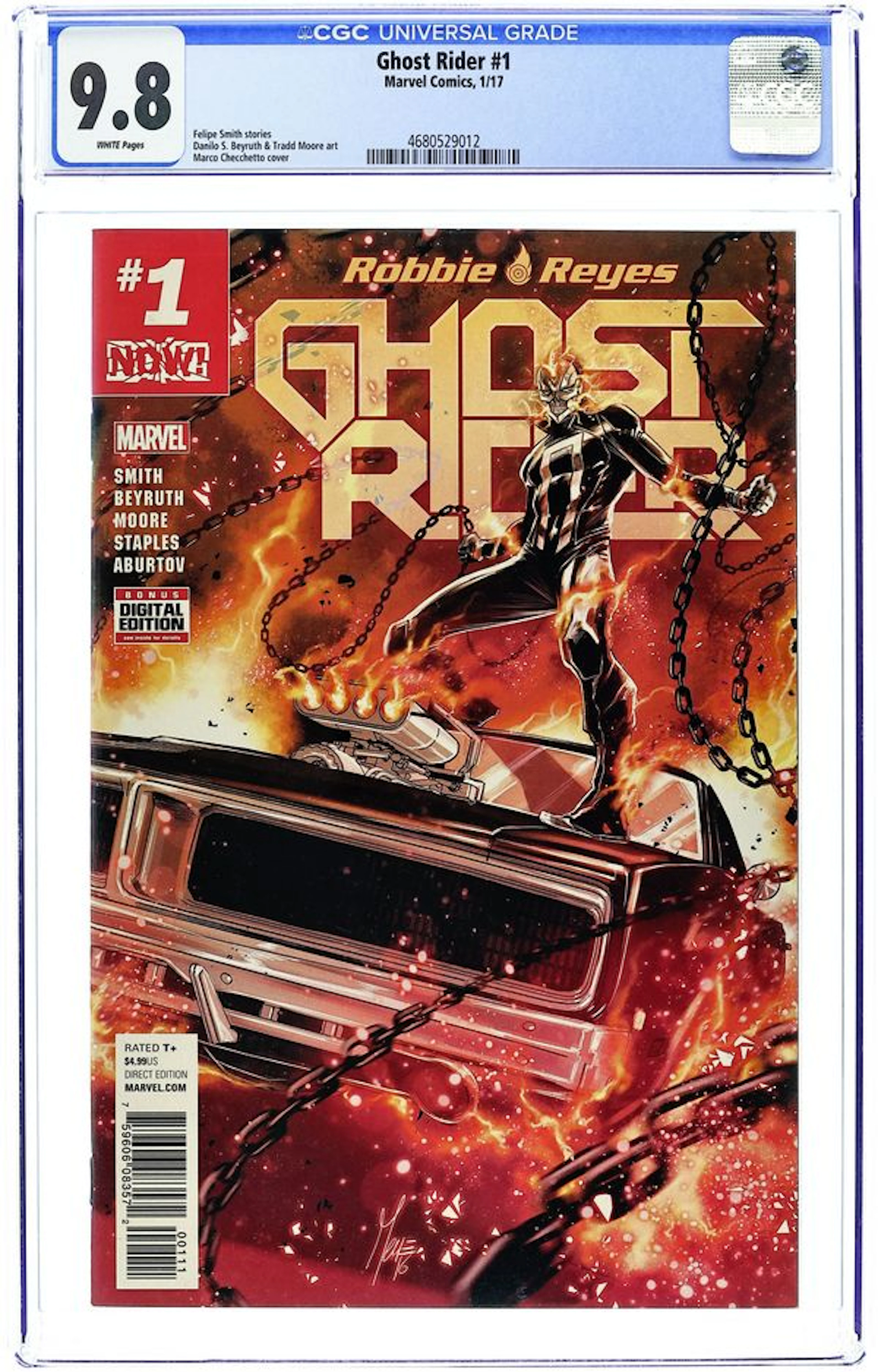 Ghost Rider (2016 Marvel) 1A CGC 9.8