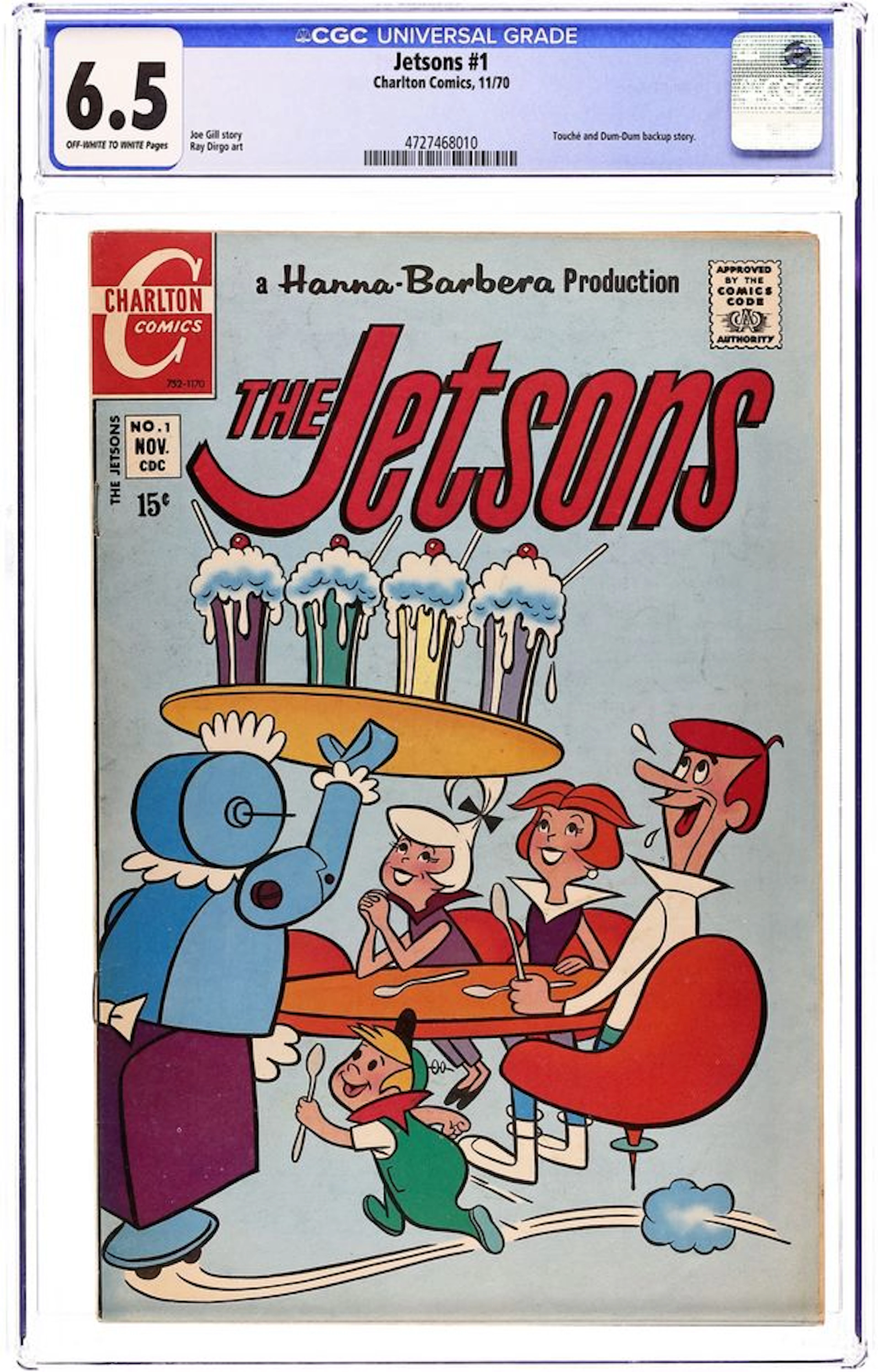 Jetsons (1970 Charlton) 1 CGC 6.5