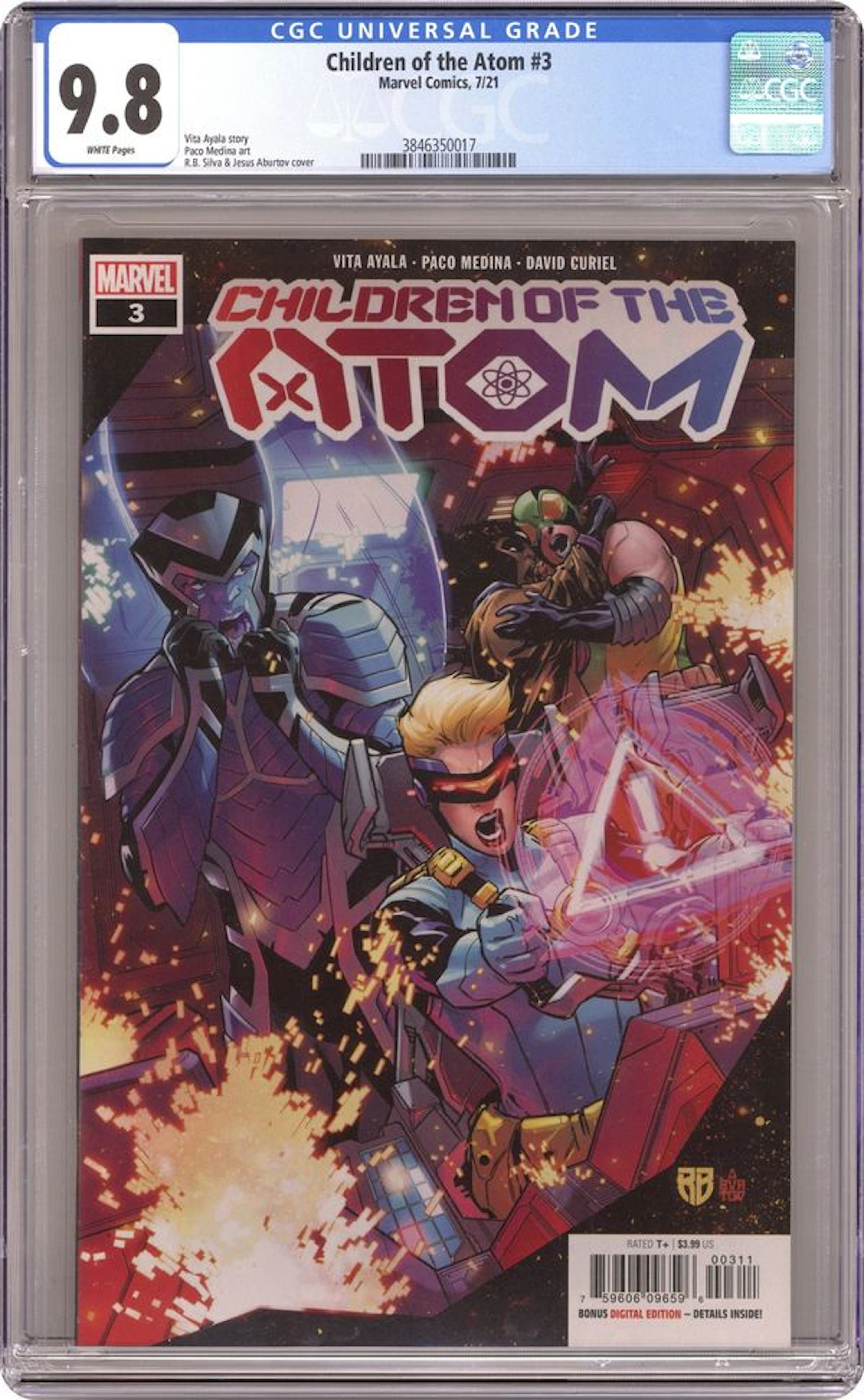 Children of the Atom (2021 Marvel) 3A CGC 9.8
