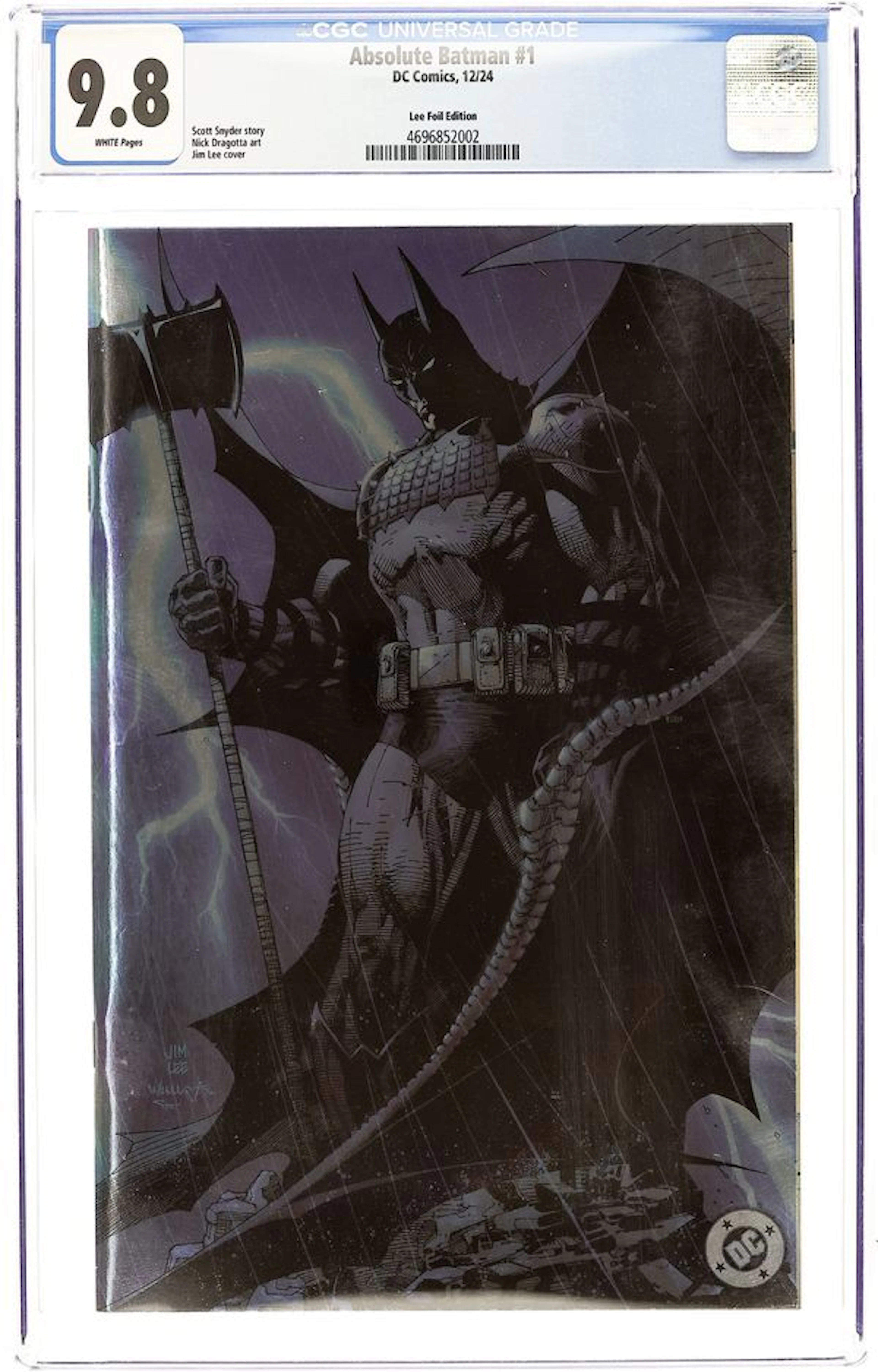 Absolute Batman (2024 DC) 1J CGC 9.8
