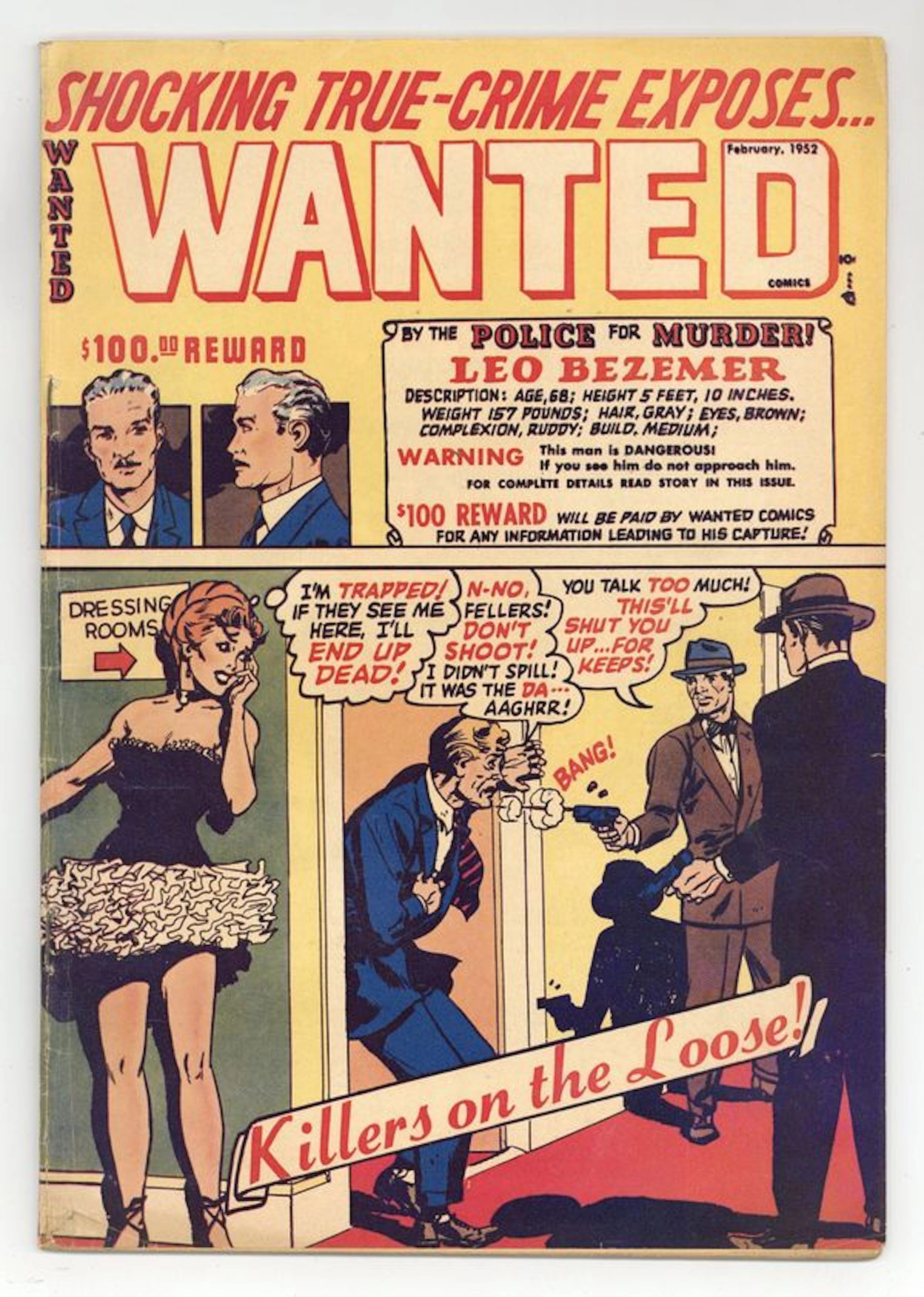 Wanted Comics (1947 Orbit / Toytown) 45 VG- 3.5